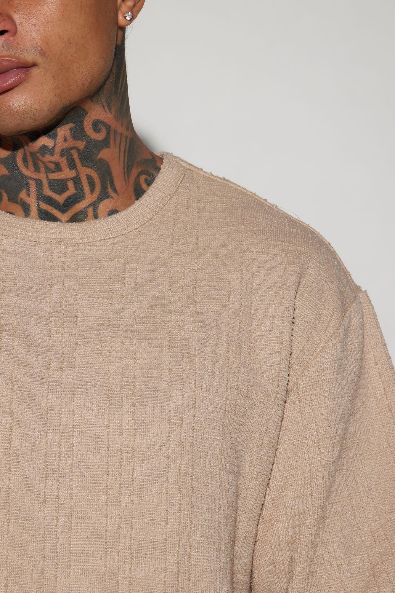 Jordan Textured Short Sleeve Tee - Tan Product Image