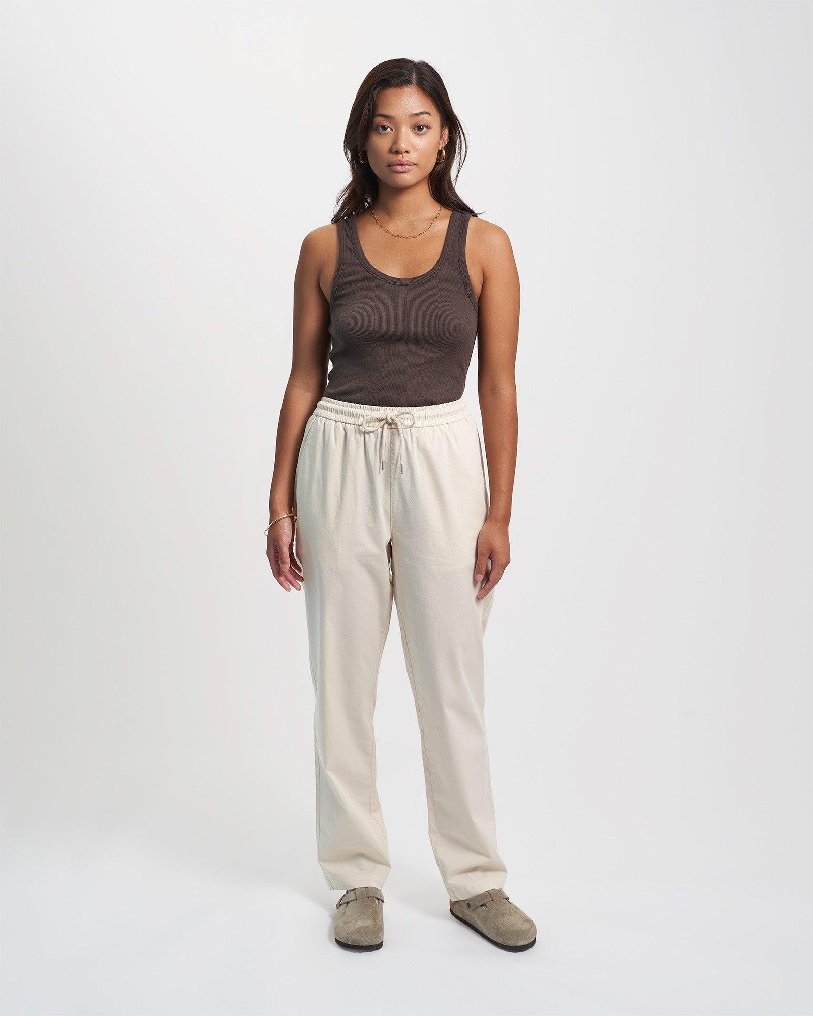 Organic Twill Pants - Hunter Green Product Image