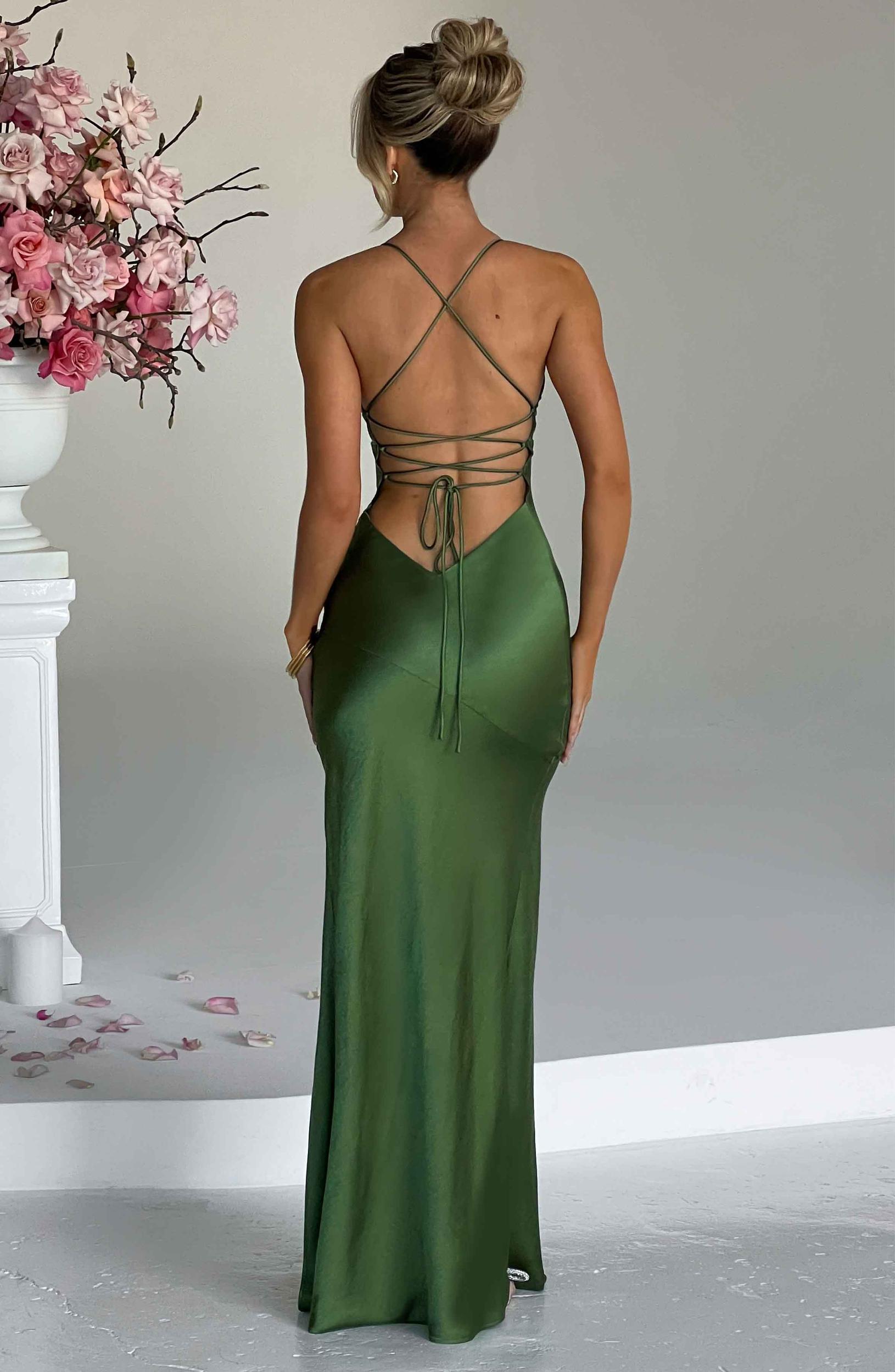 Isobel Maxi Dress - Emerald Product Image