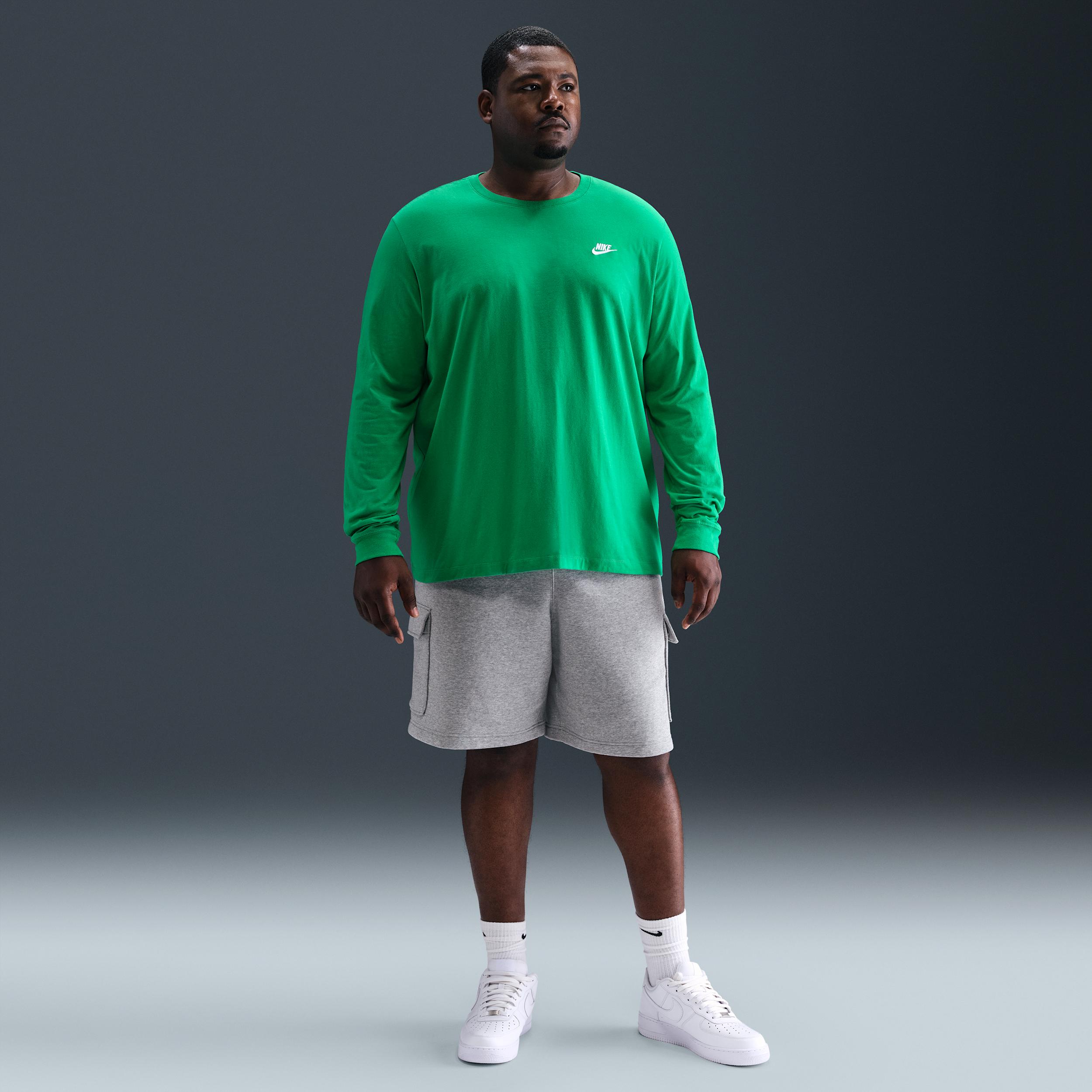 Mens Nike Sportswear Club Long-Sleeve T-Shirt | AR5193-324 Product Image