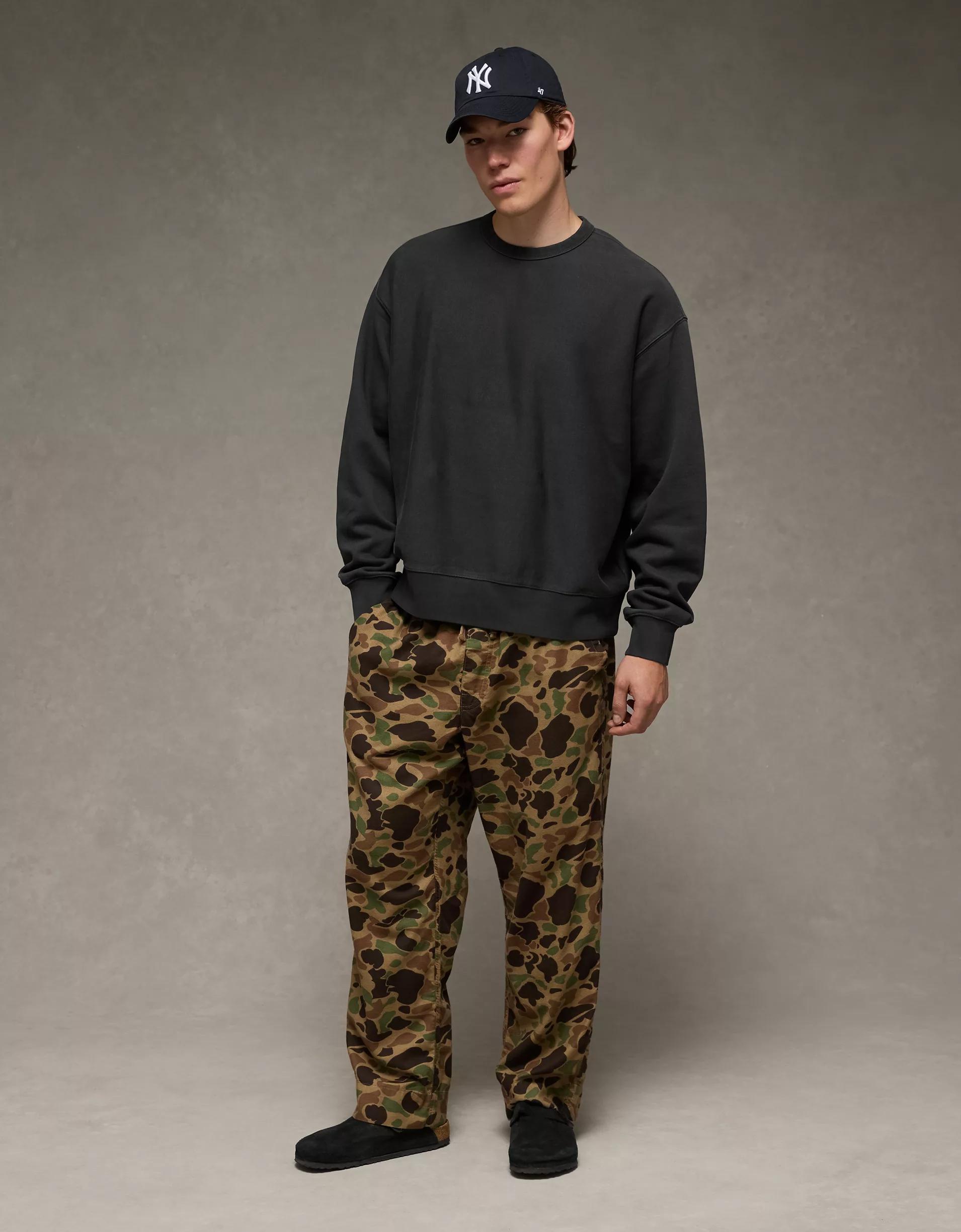 AE Open Leg Flannel Pant Product Image