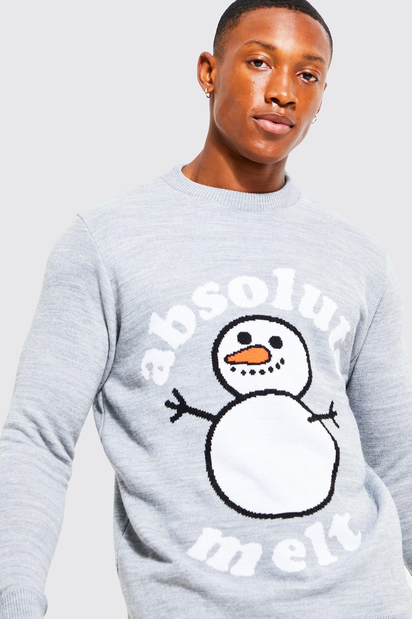 Absolute Melt Christmas Sweater | boohooMAN USA Product Image