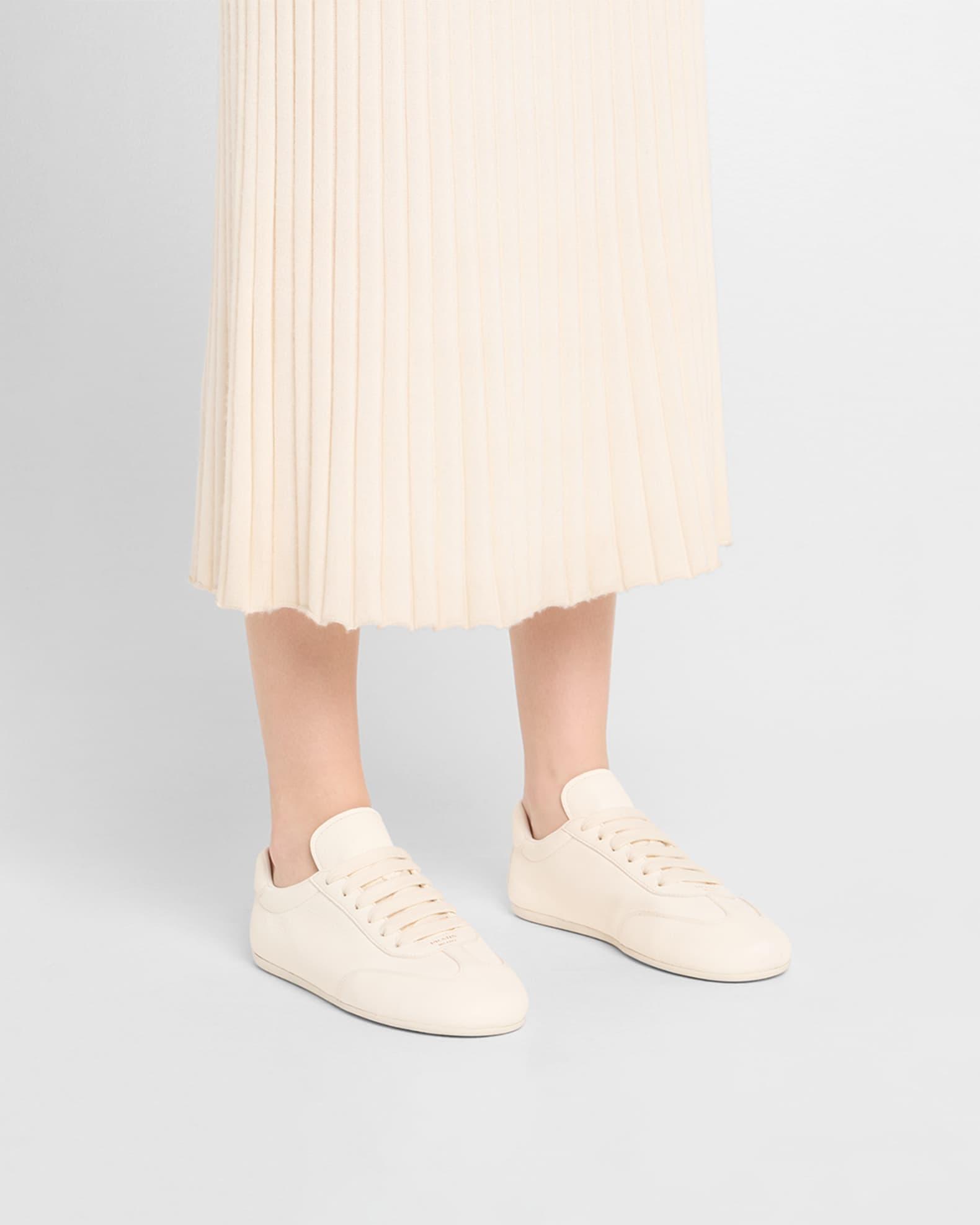 Thin Leather Low-Top Sneakers Product Image