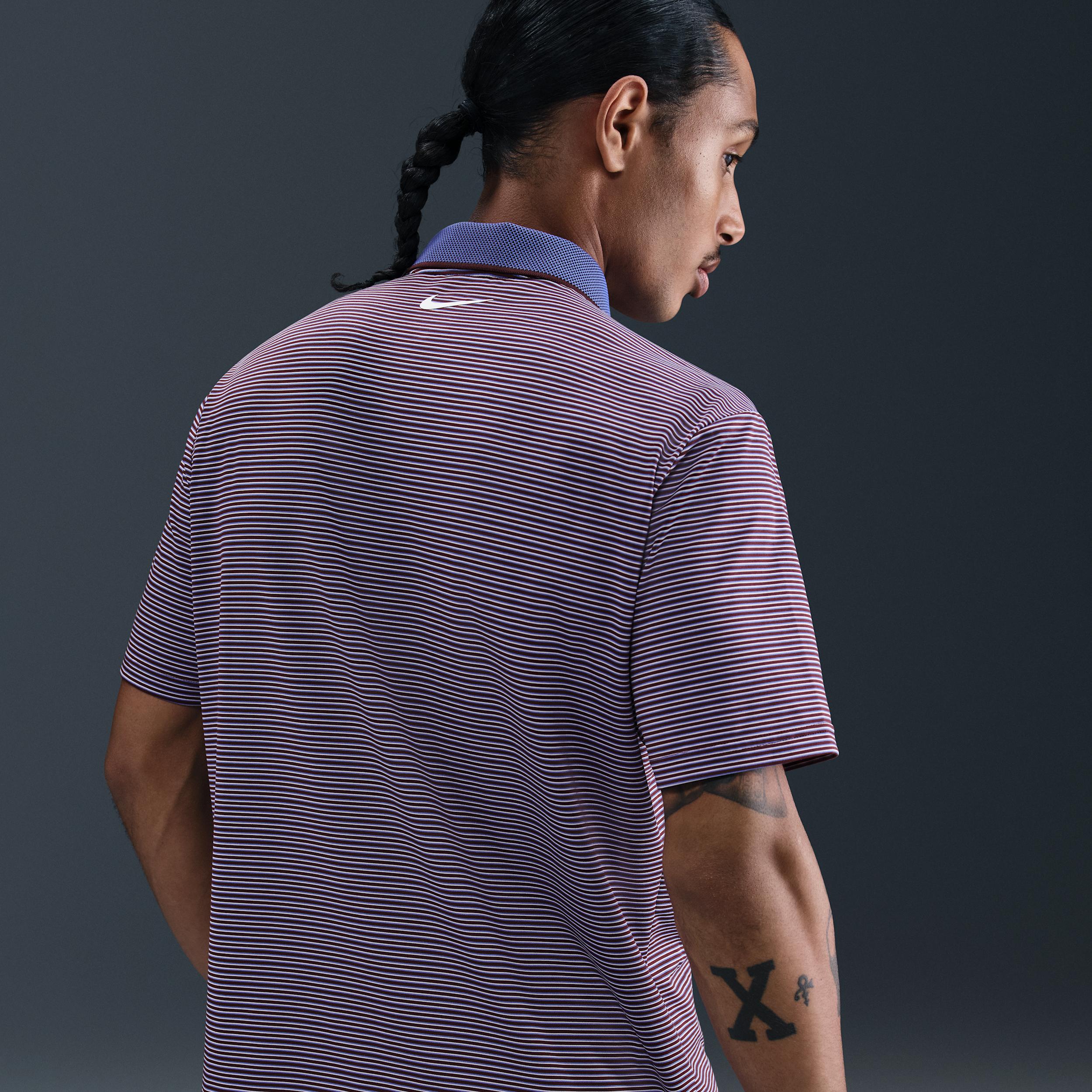 Nike Mens Tour Dri-FIT Striped Golf Polo | FZ7479-652 Product Image