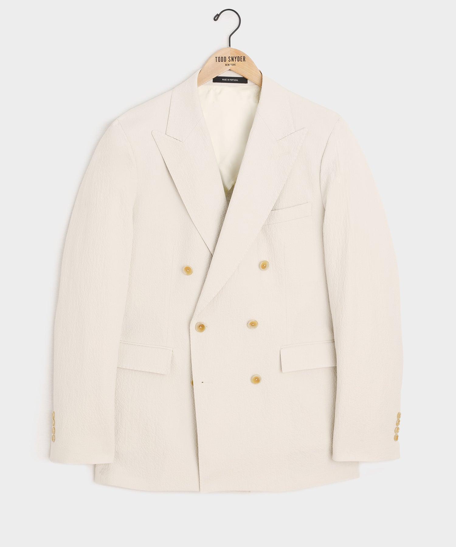 Italian Seersucker Side Tab Trouser Product Image