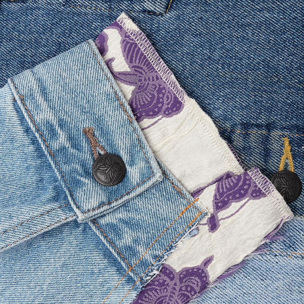 Jean Jacket Covered Pant - Off White Male Product Image