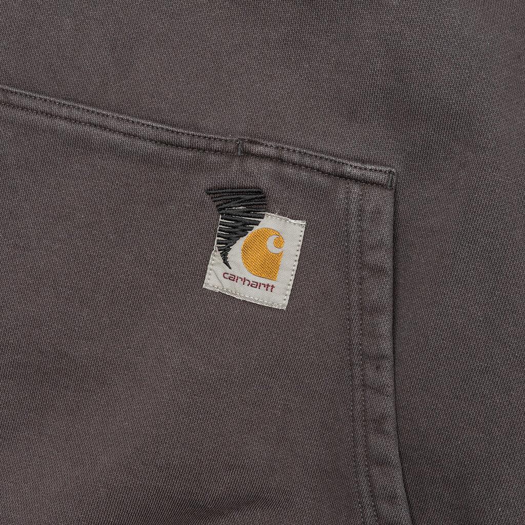 Carhartt WIP x Invincible Hooded Pigment Dyed Sweat - Soot Male Product Image