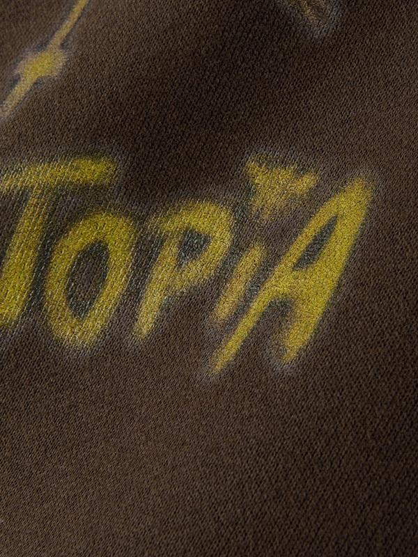 Men's Hand Painted Graffiti Graphic Hoodie Product Image