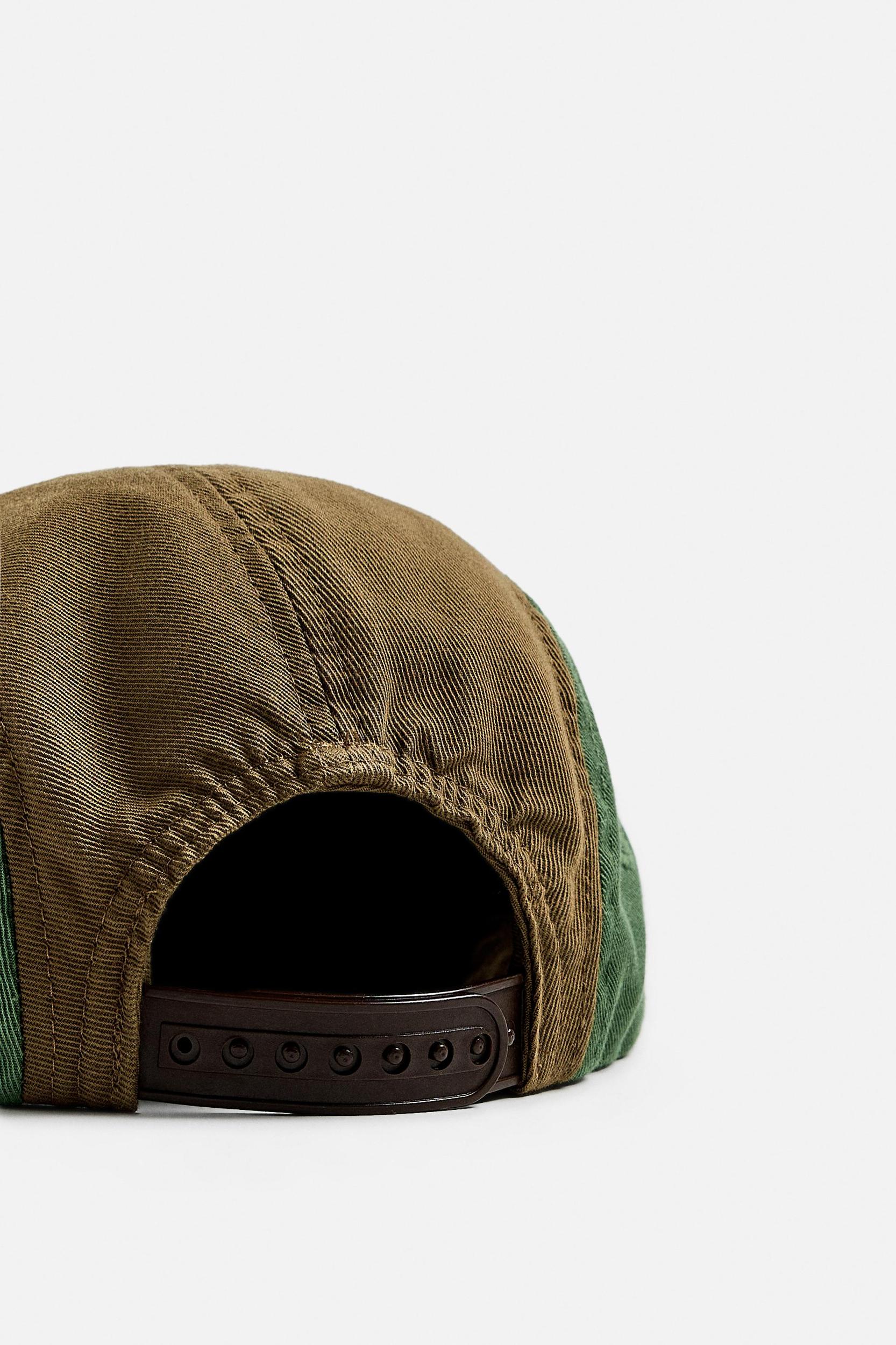 COLOR BLOCK FLAT-BRIM CAP Product Image