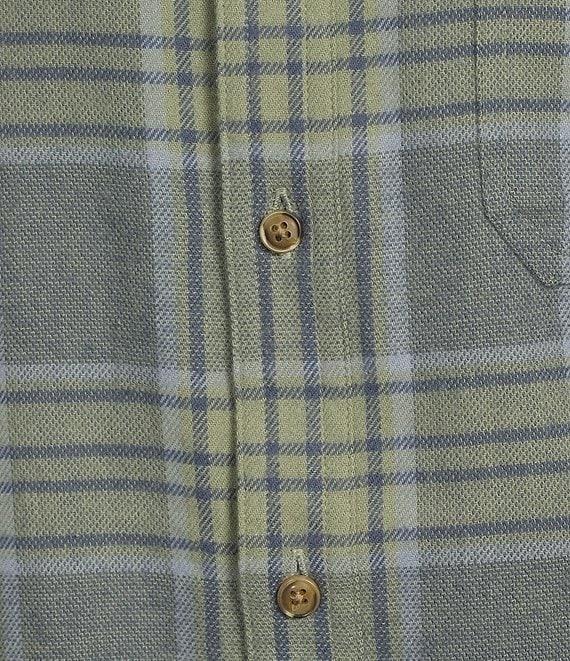 Rowm Long Sleeve Portuguese Flannel Medium Plaid Shirt Product Image