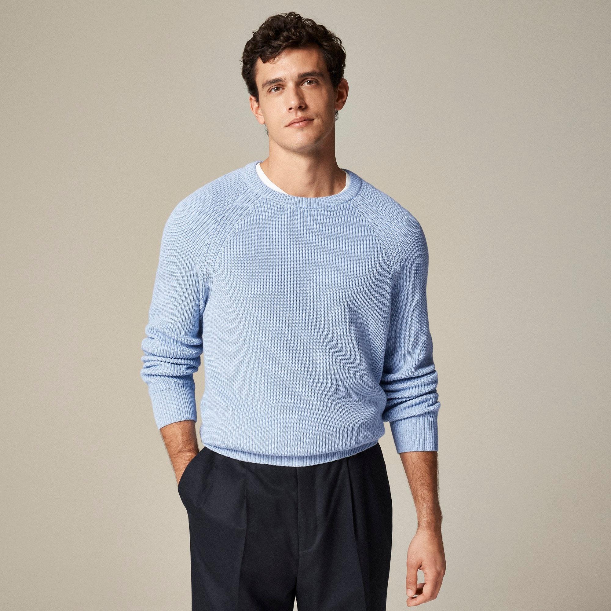 Heritage cotton ribbed sweater Product Image
