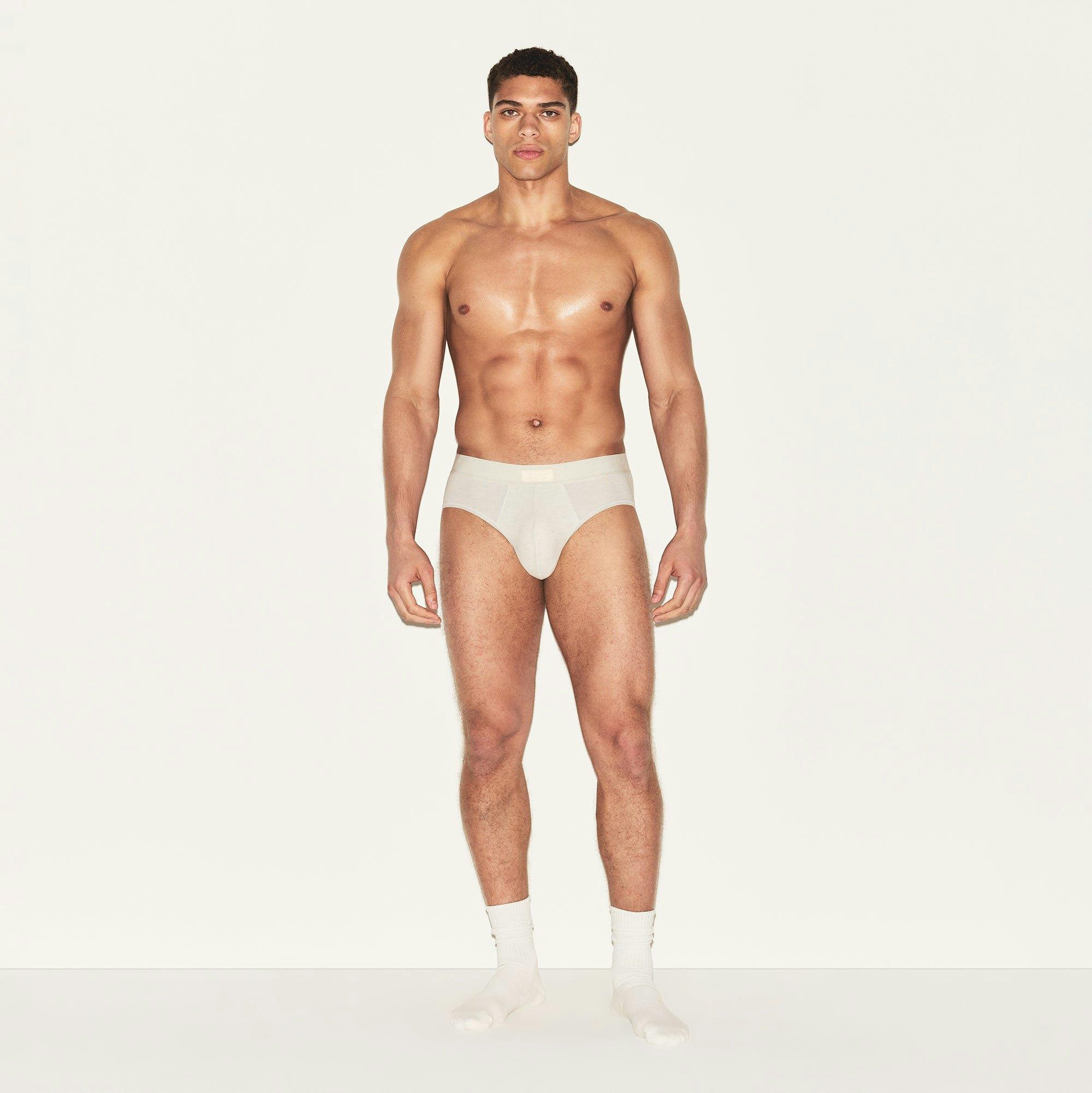 SKIMS COTTON MENS BRIEF 3-PACK | ARMY MULTI Product Image