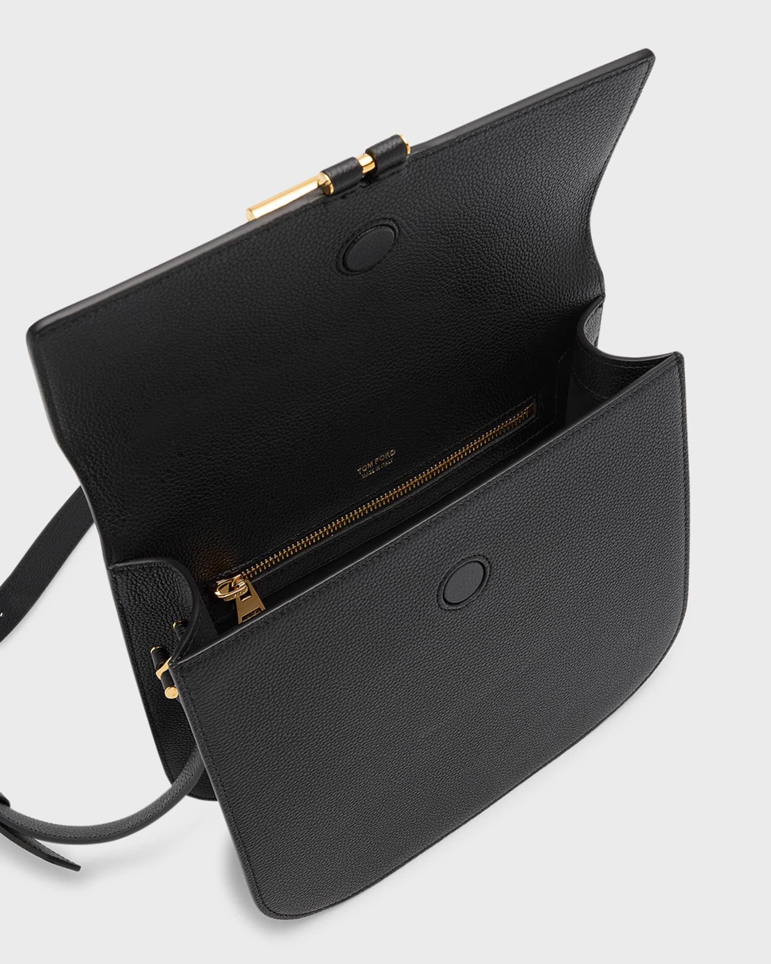 Tara Medium Crossbody in Grained Leather with Leather Strap Product Image