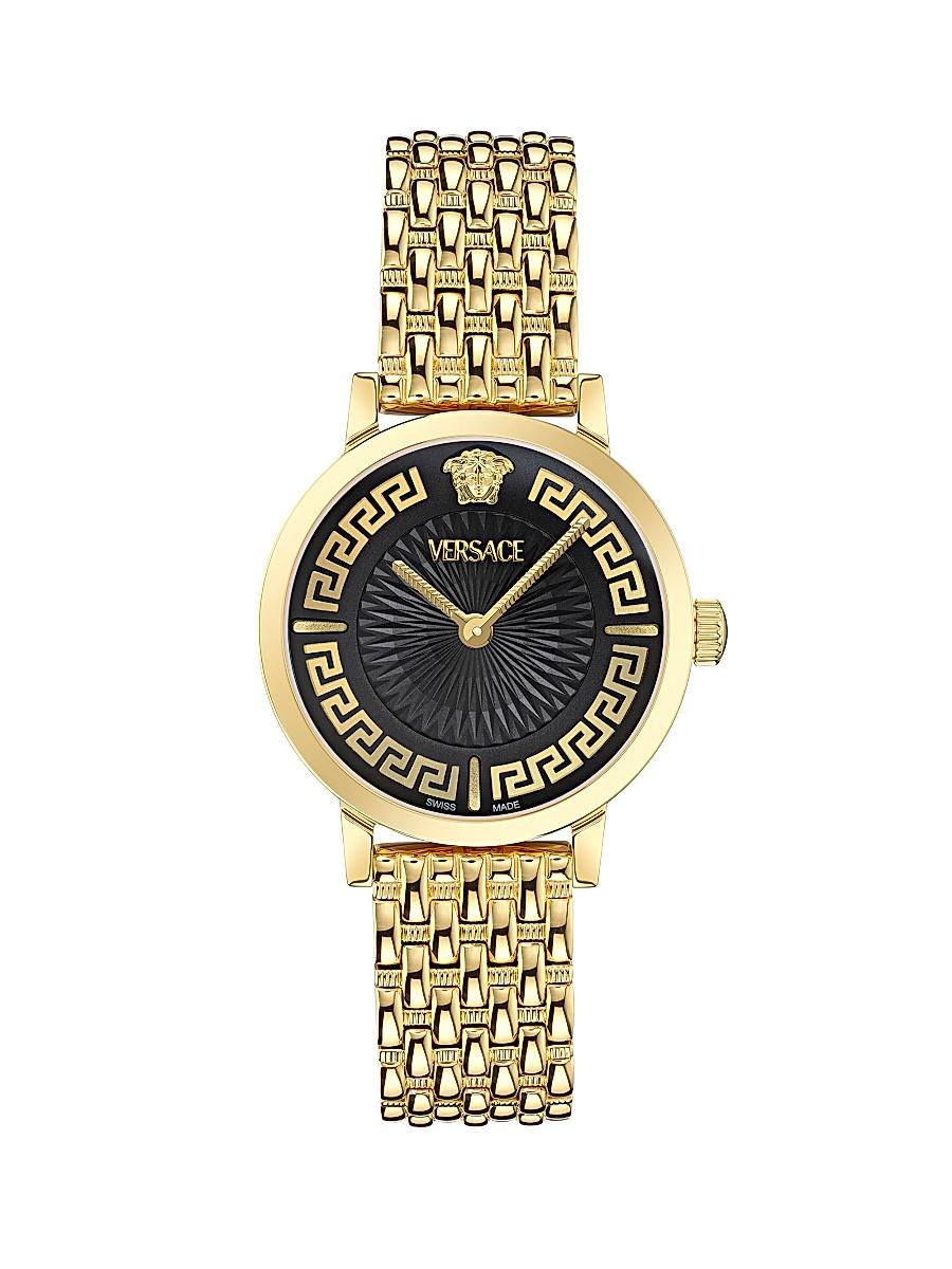 Womens Greca Fortuna Goldtone Bracelet Watch/35MM Product Image