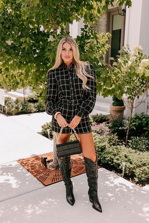 Show Stopper Tweed Romper Product Image