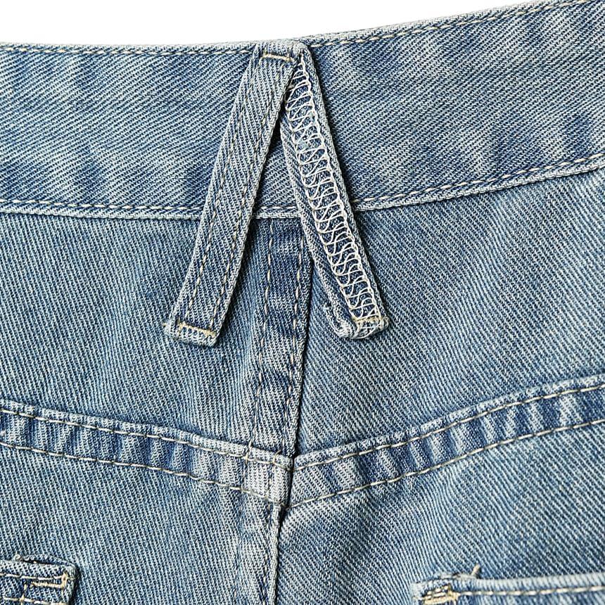 High Rise Straight-Leg Jeans Product Image