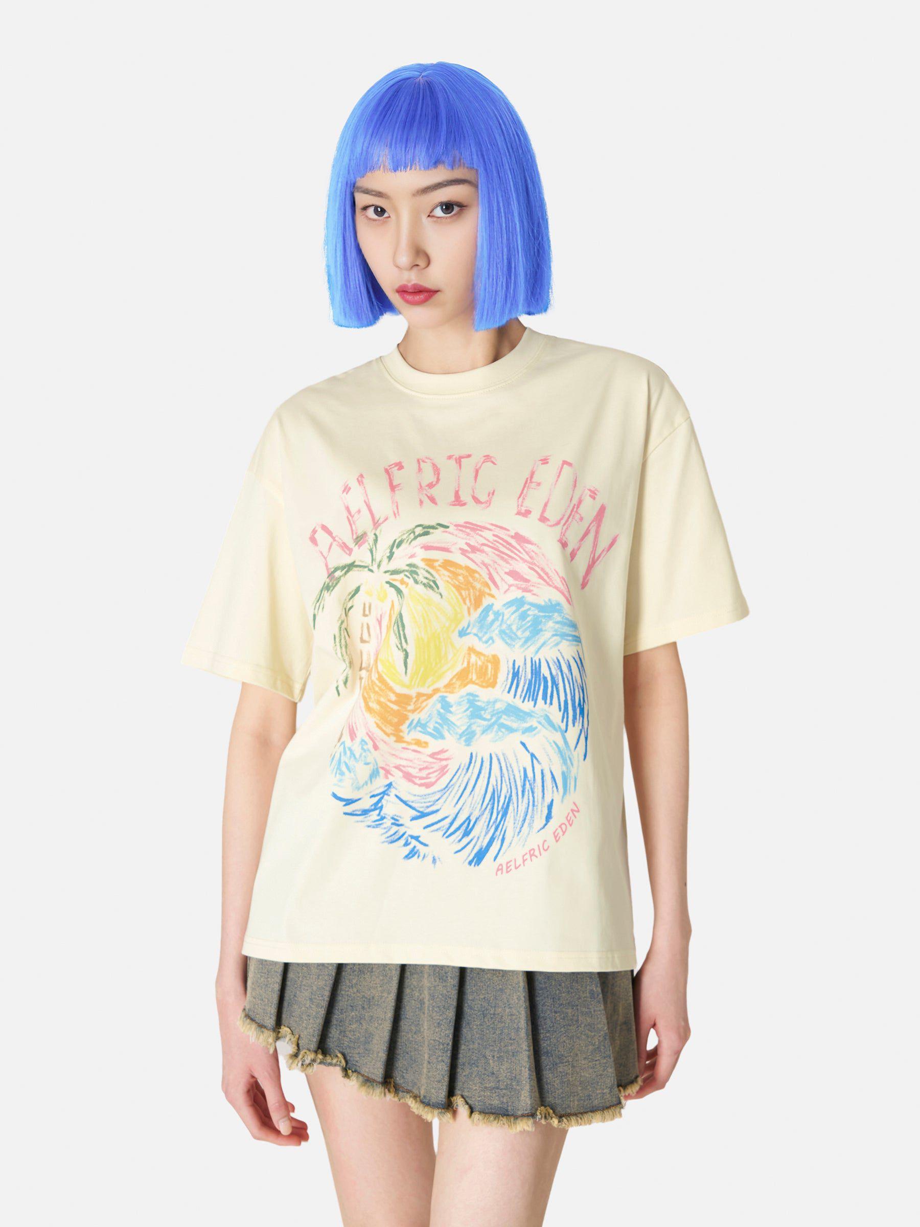 Aelfric Eden Graffiti Sunset Print Tee Product Image