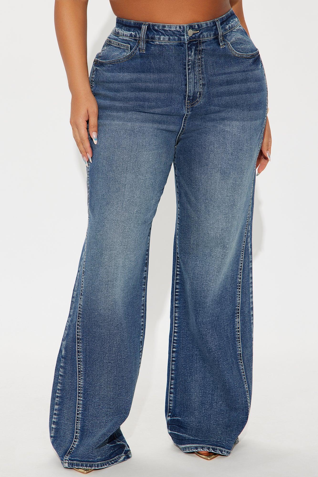 Upper West High Rise Stretch Flare Jeans - Dark Wash Female Product Image