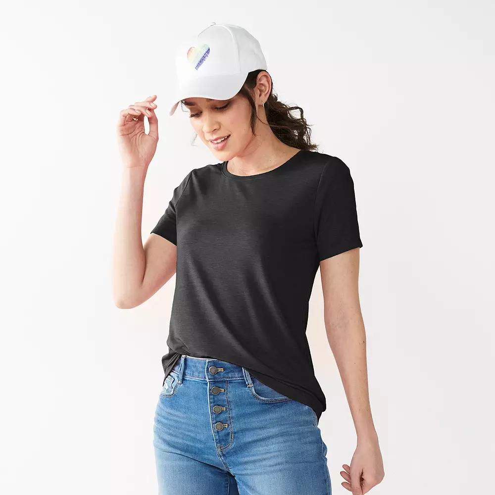 Women's Nine West Essential Crewneck Tee,  Product Image