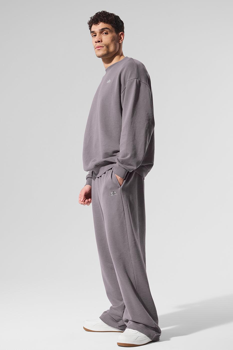 Washed Accolade Straight Leg Sweatpant - Cool Grey Wash Male Product Image