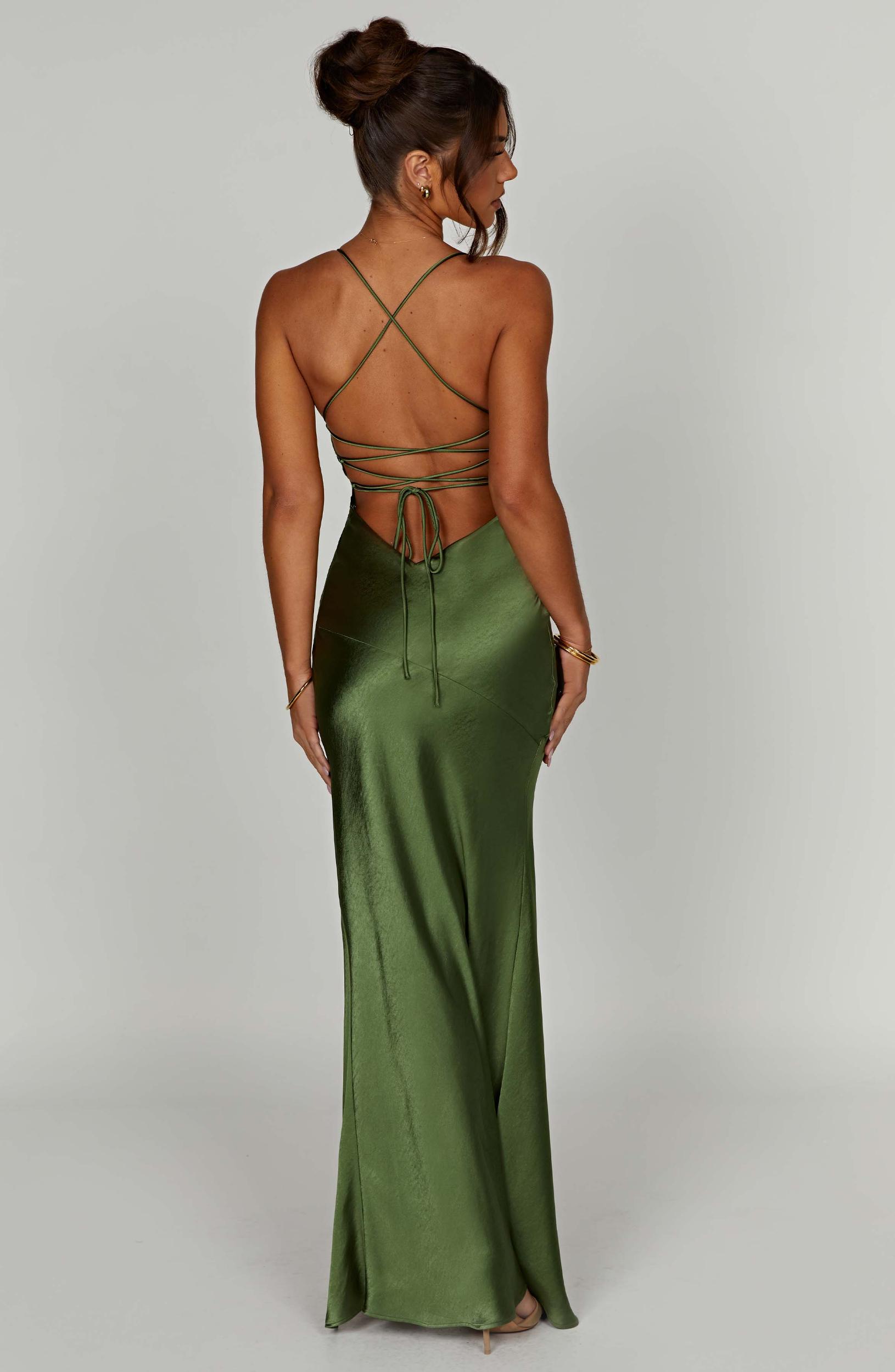 Isobel Maxi Dress - Emerald Product Image