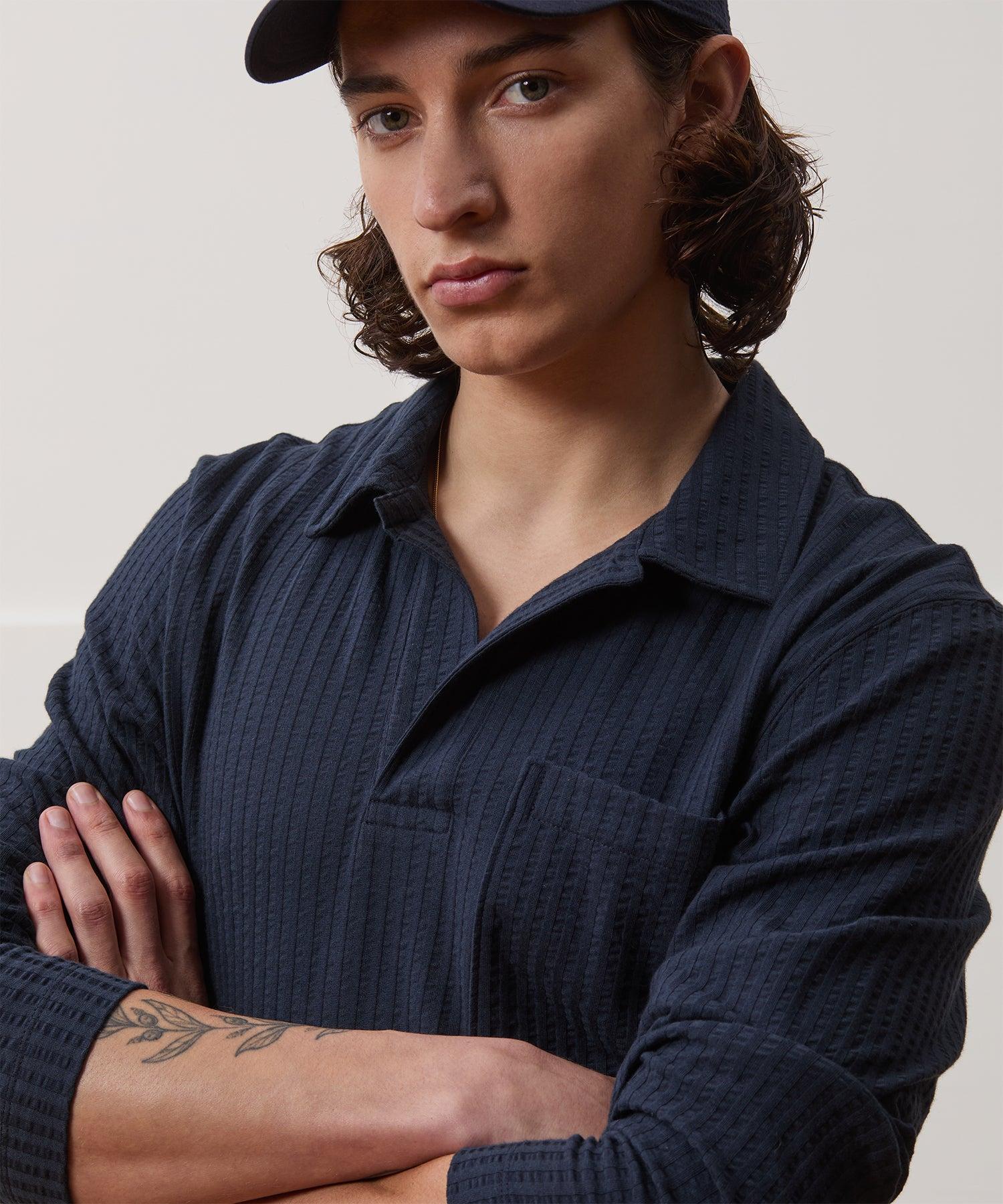 Seersucker Montauk Polo Product Image