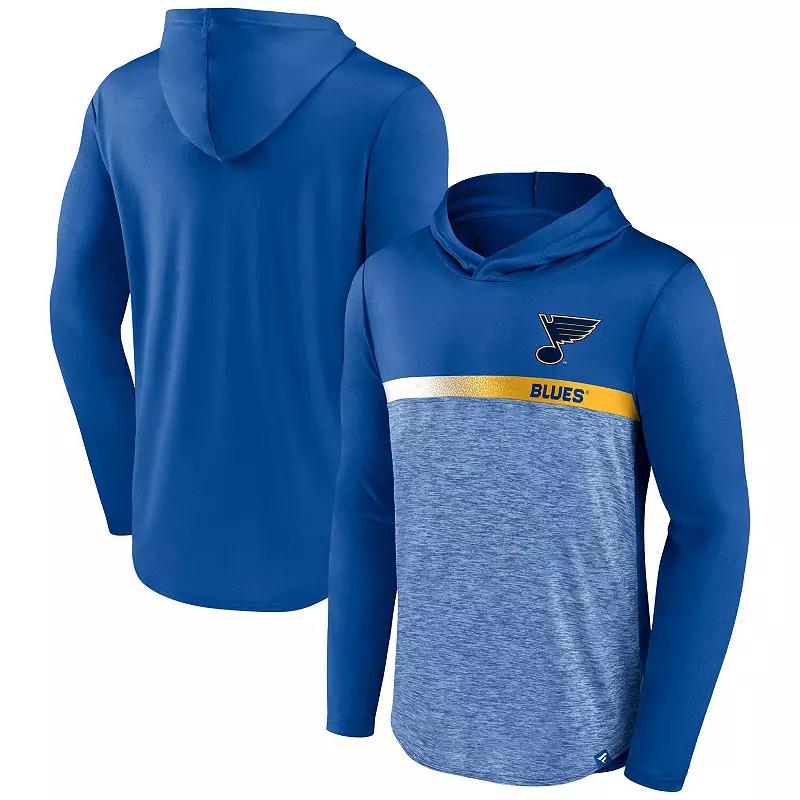 Men's Fanatics Branded Blue St. Louis Blues Podium Defender Pullover Hoodie,  Product Image