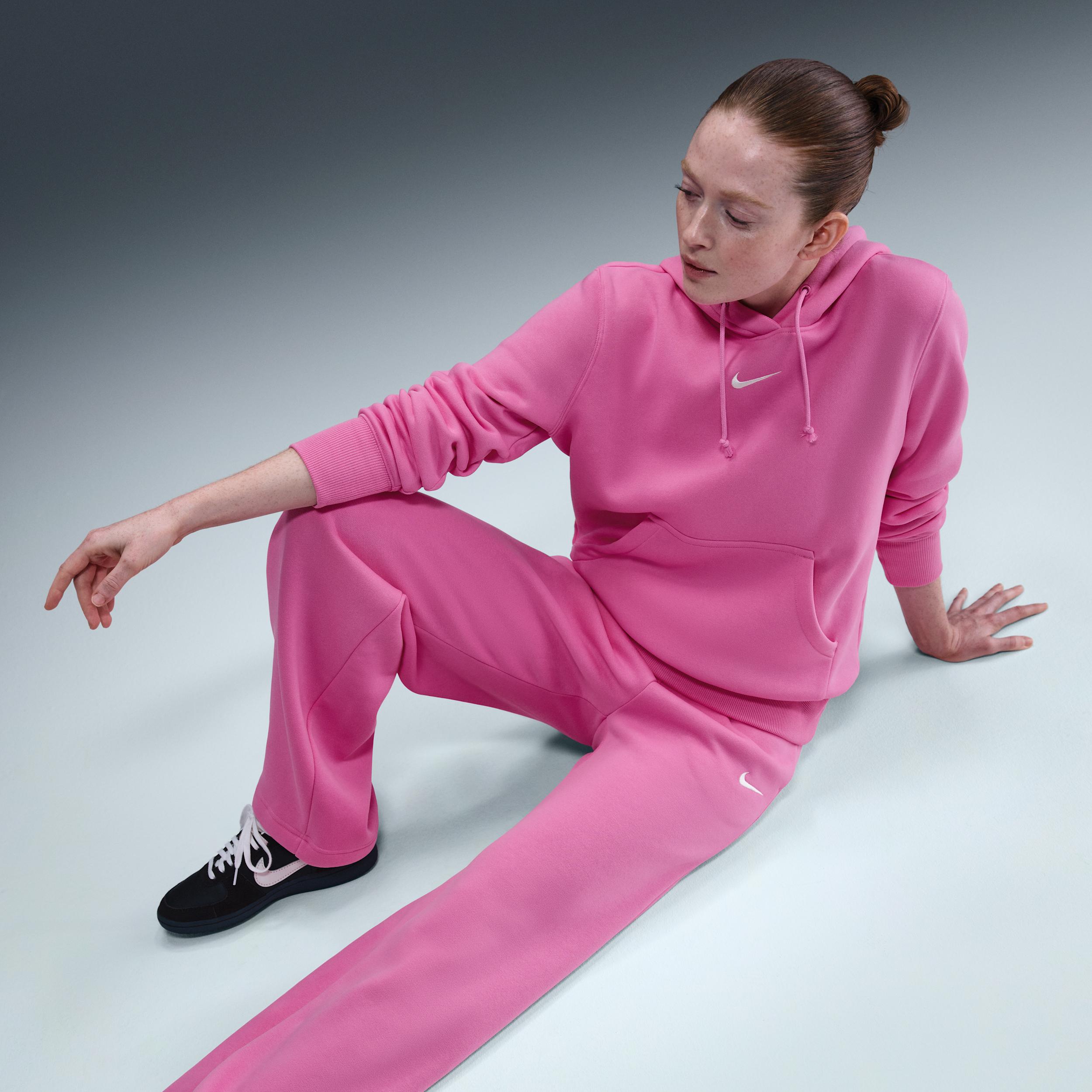 Womens Nike Sportswear Phoenix Fleece High-Waisted Wide-Leg Pants | IH1011-675 Product Image