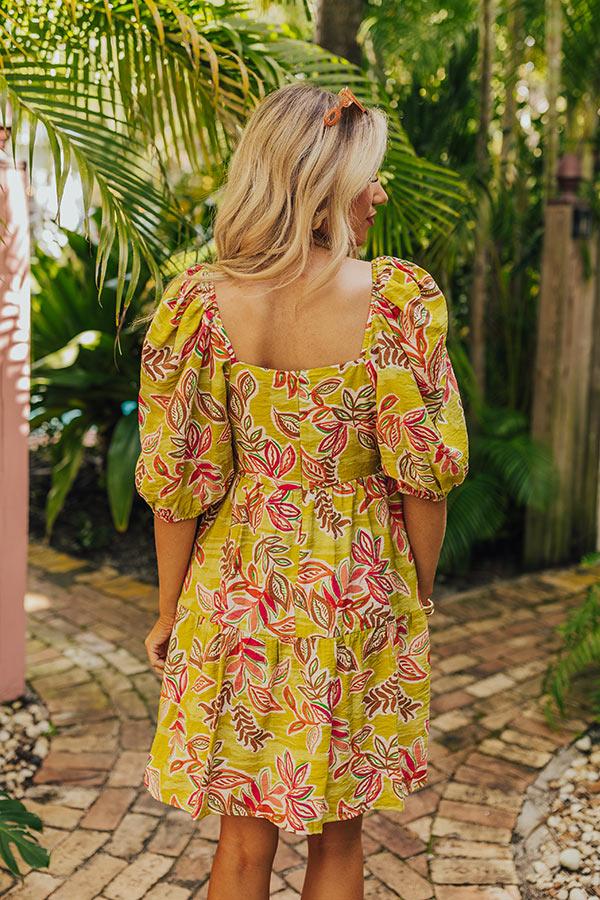 Table For Two Babydoll Mini Dress Product Image