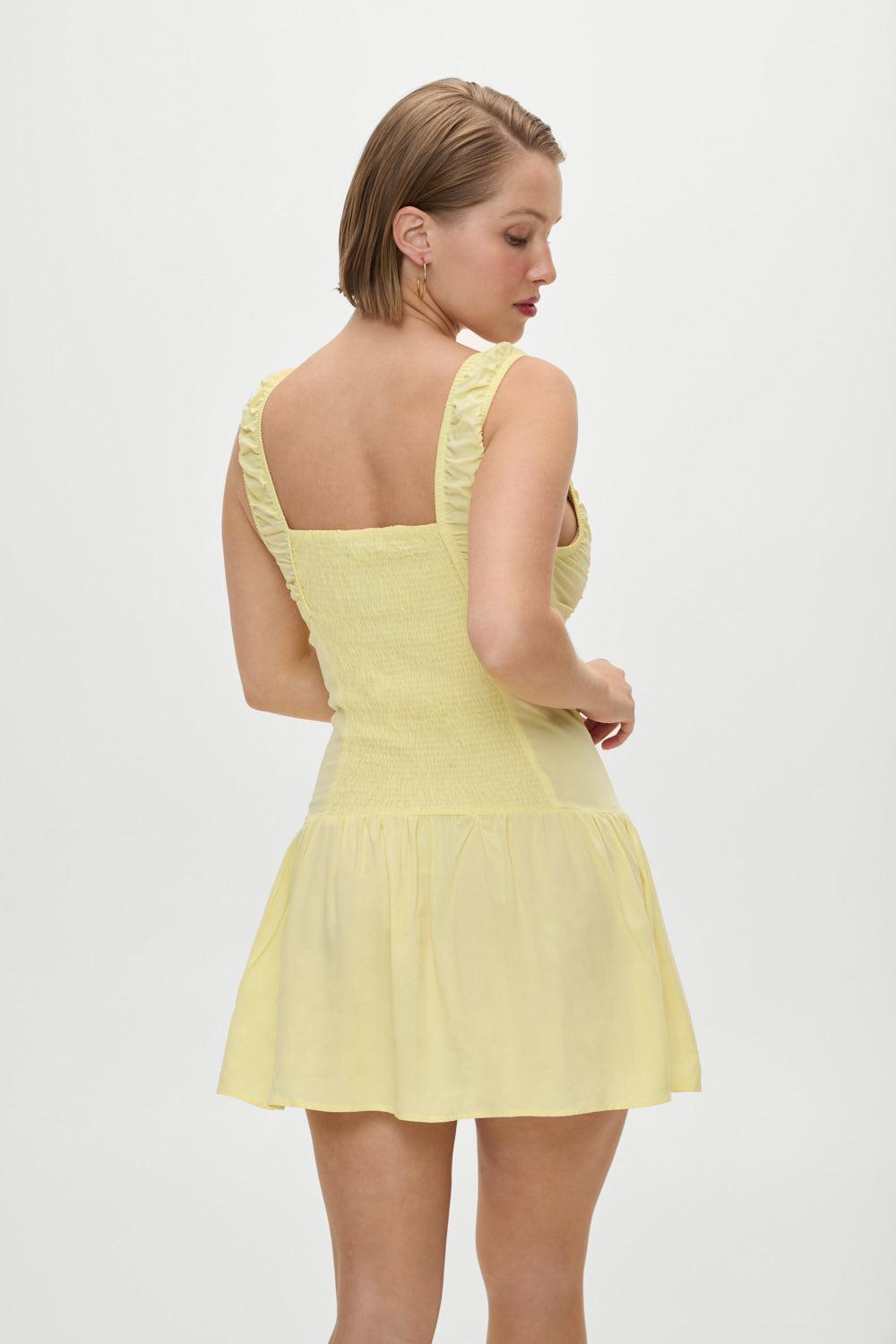 Christa Mini Dress - Sunflower Product Image