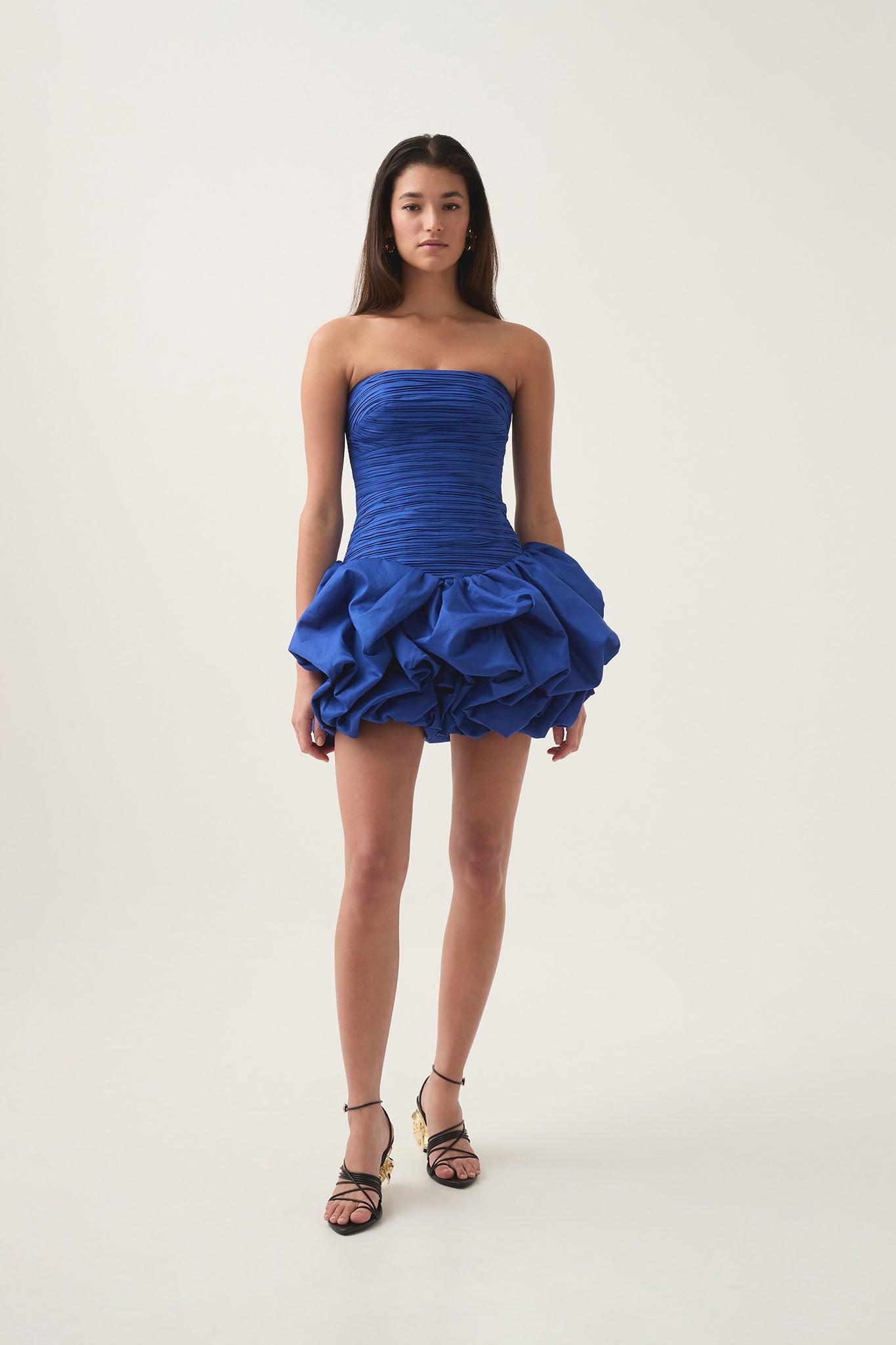 Violette Bubble Hem Mini Dress Product Image