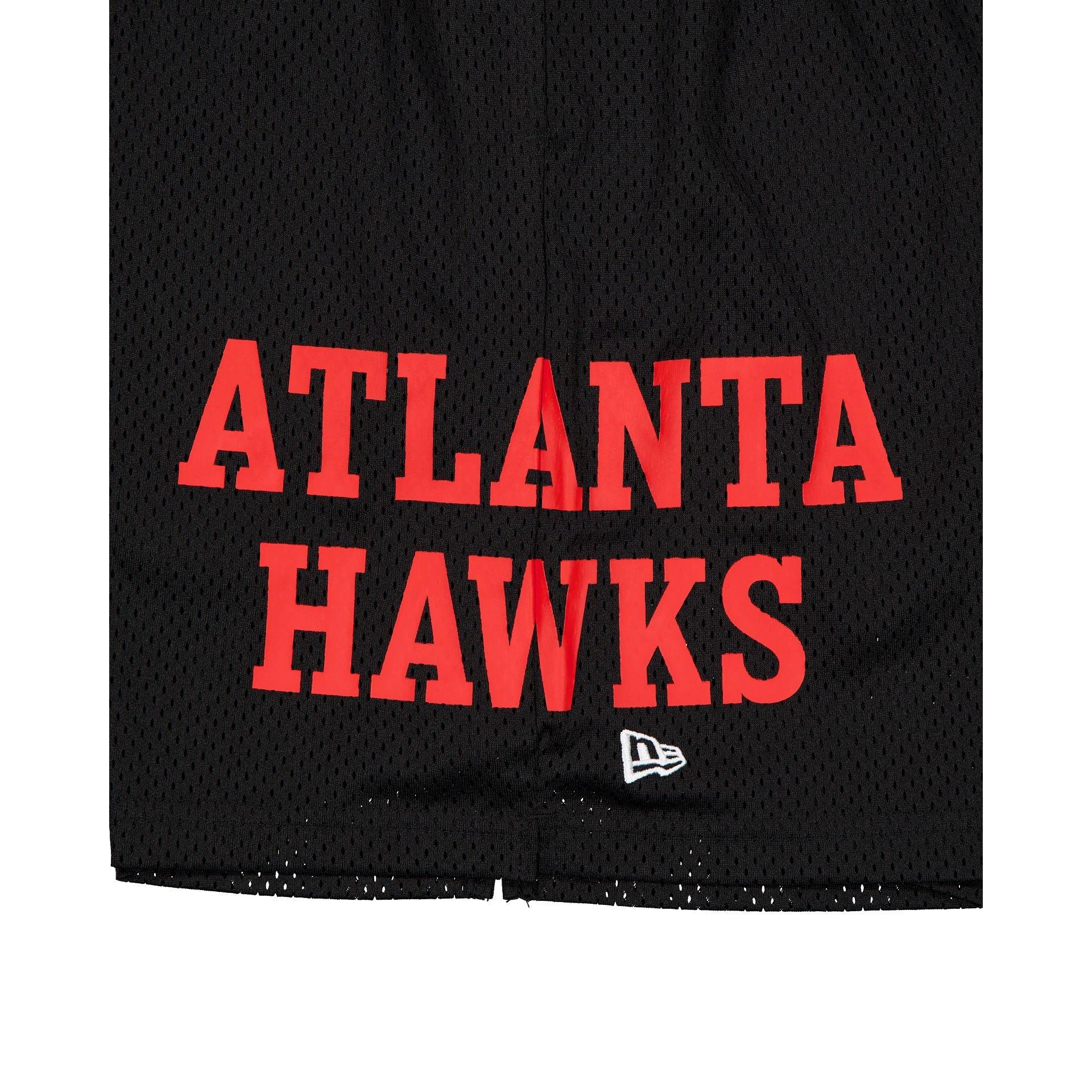 Atlanta Hawks Mesh Black Shorts Male Product Image