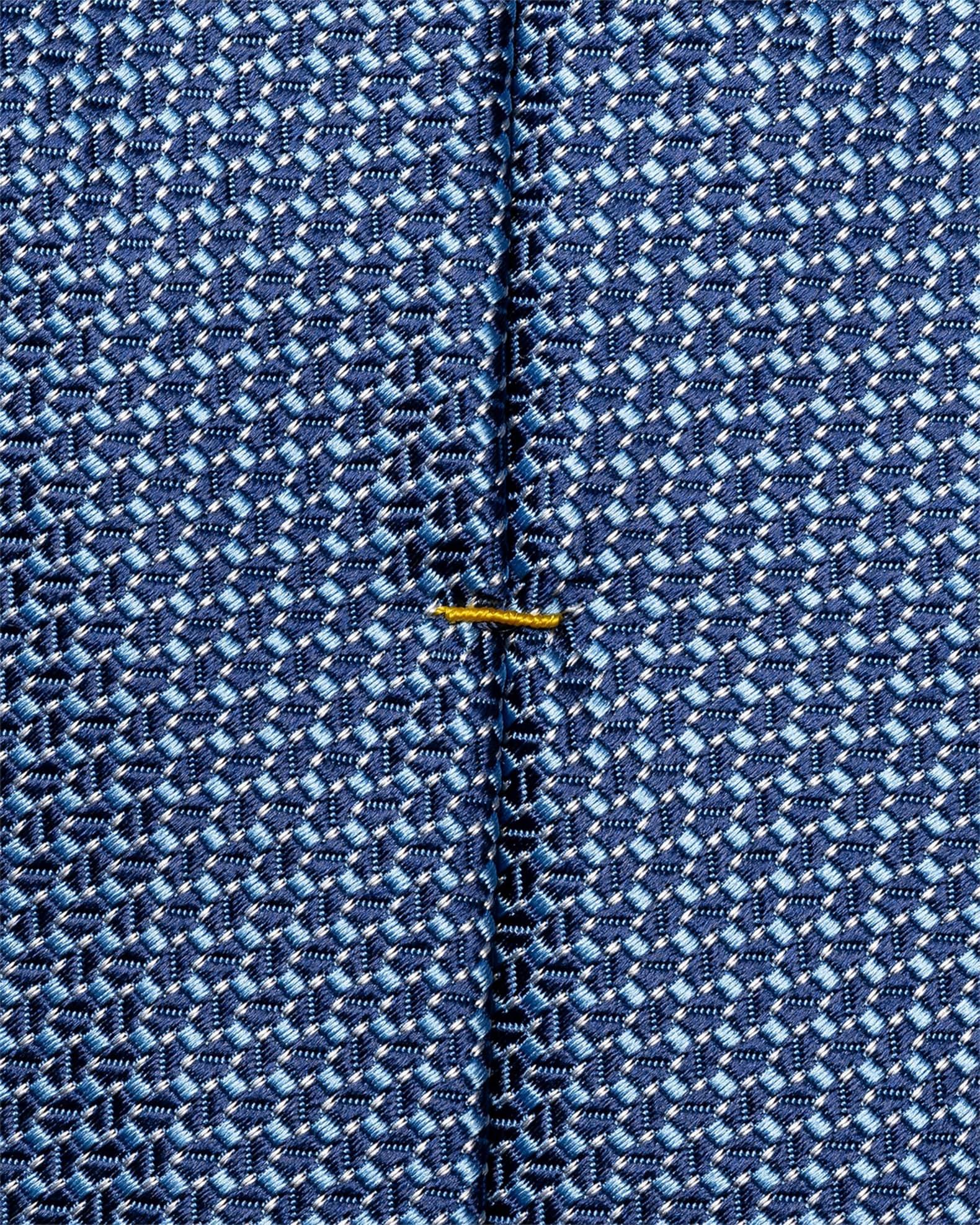 Mens Geometric Silk Tie Product Image