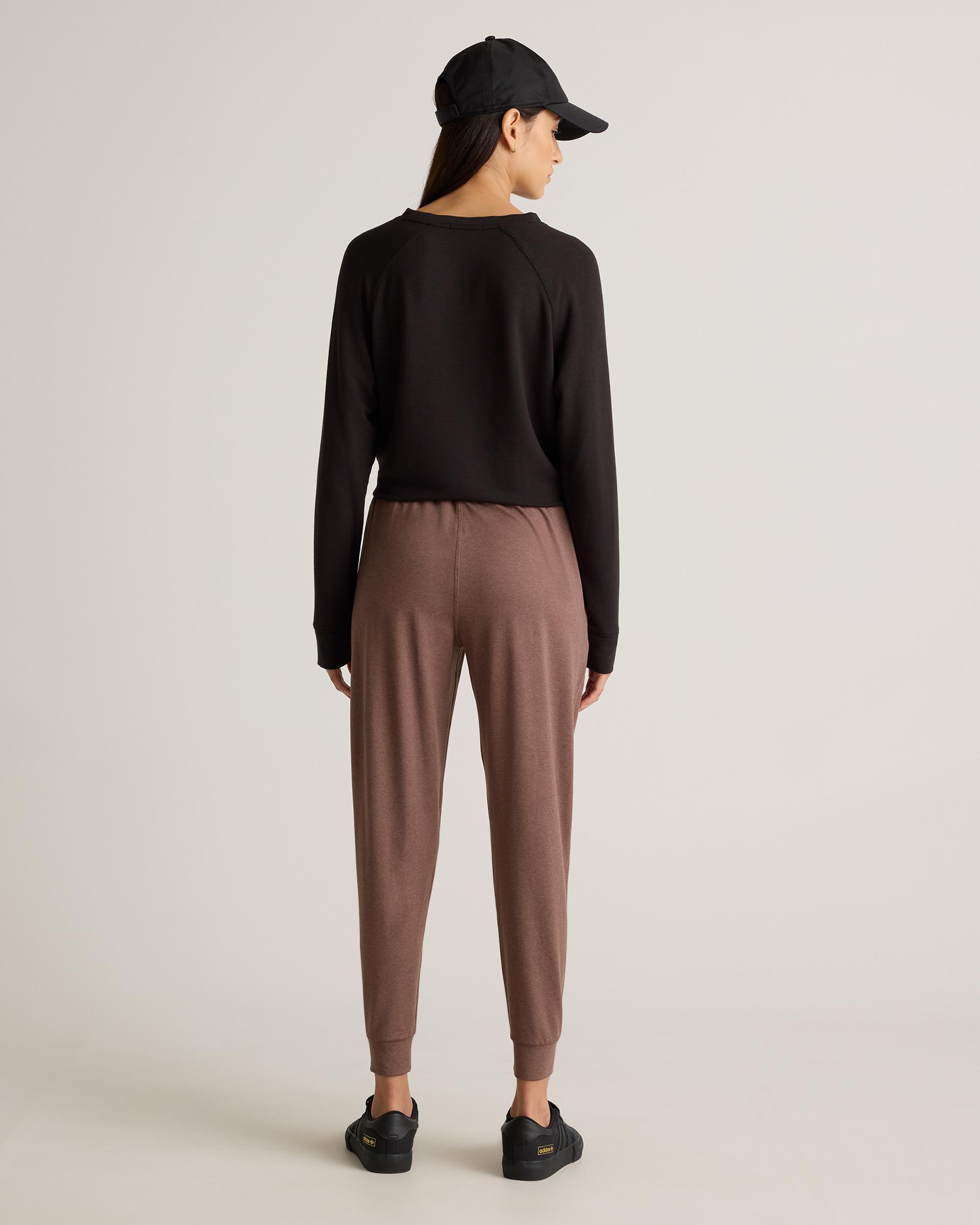 Quince | Women's Flowknit Mid-Rise Jogger Recycled Poly with Stretch Product Image