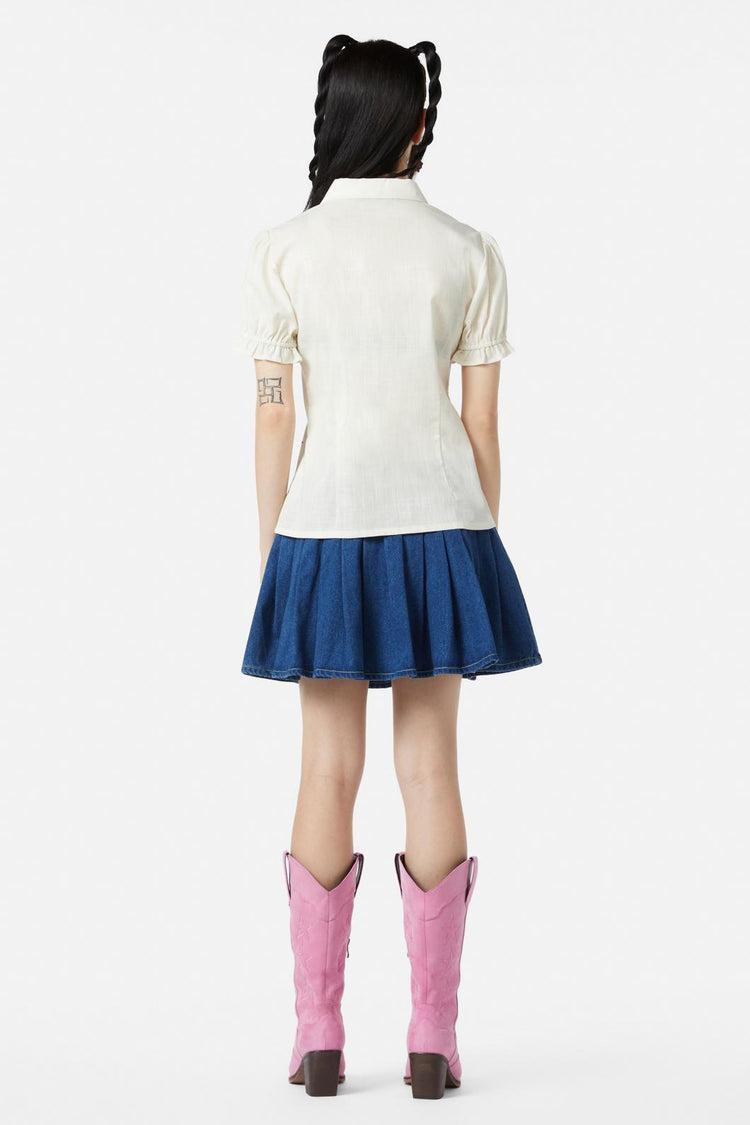 Meowdy Badge Blouse Product Image