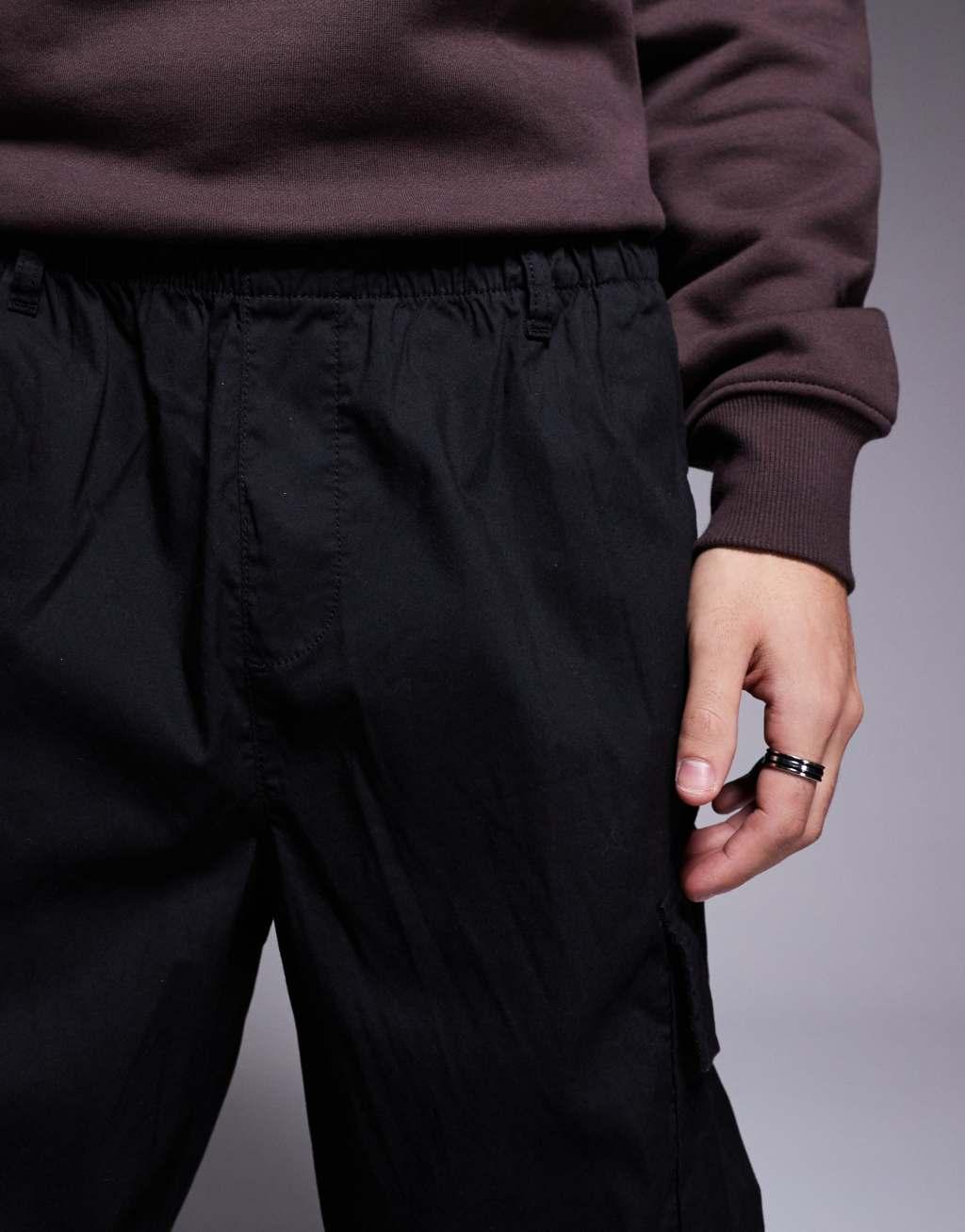 ADPT tapered balloon fit cargo in black Product Image