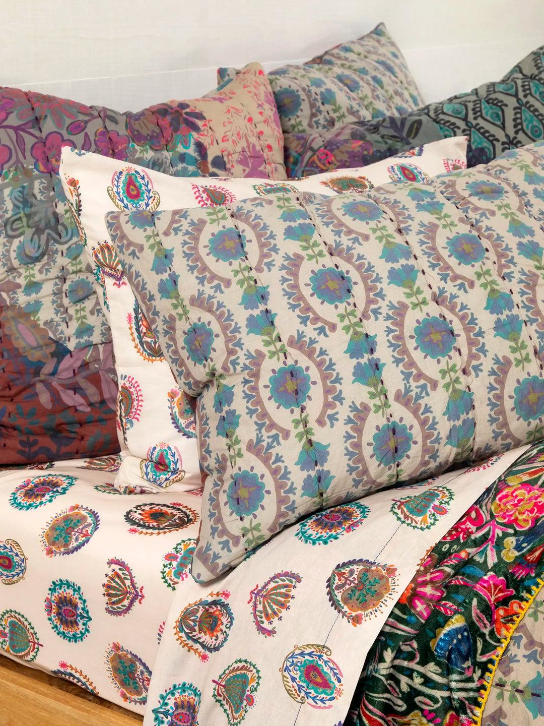 Bungalow Reversible Cotton Shams, Set of 2 Product Image