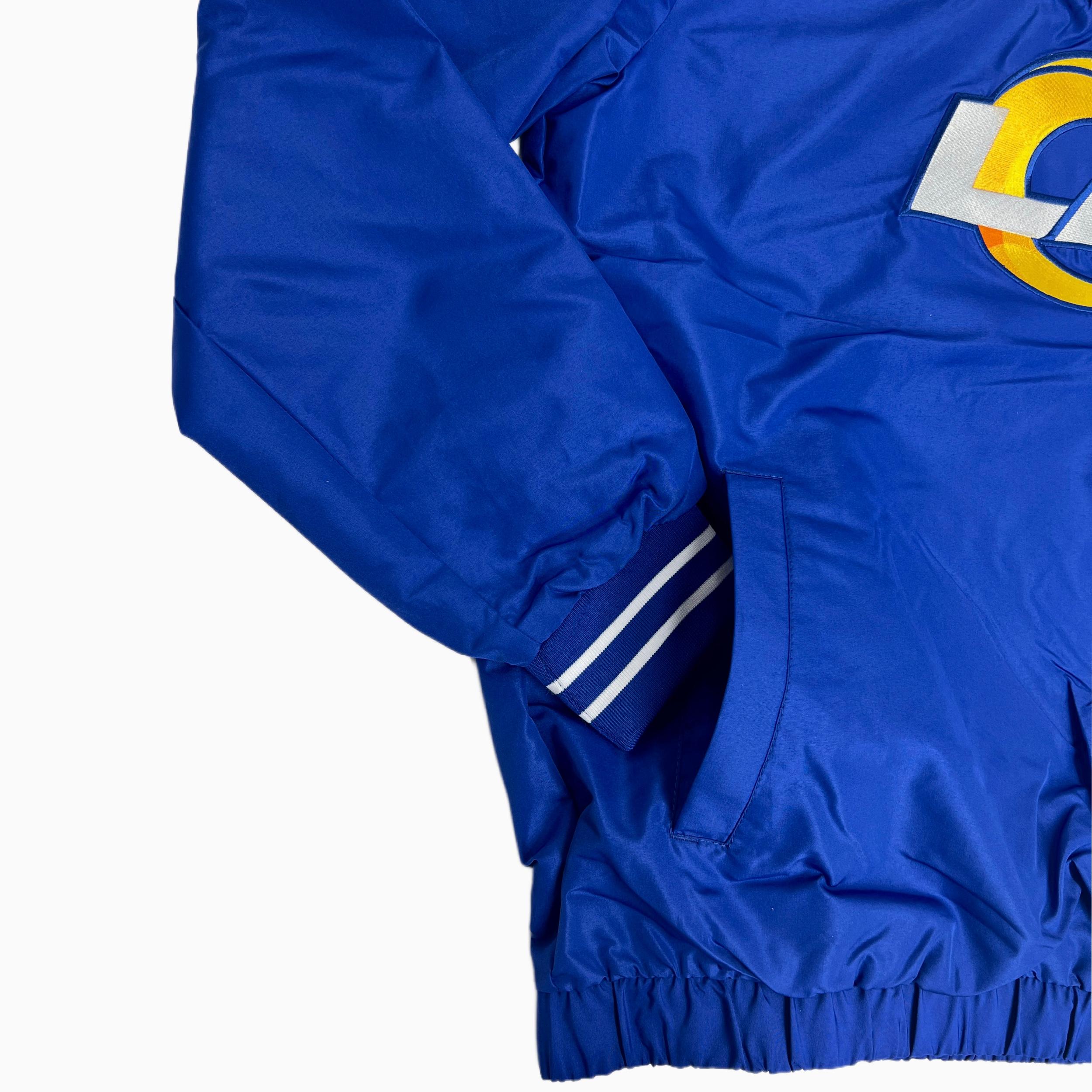 Los Angeles Rams Windbreaker with Pocket - Blue Male Product Image