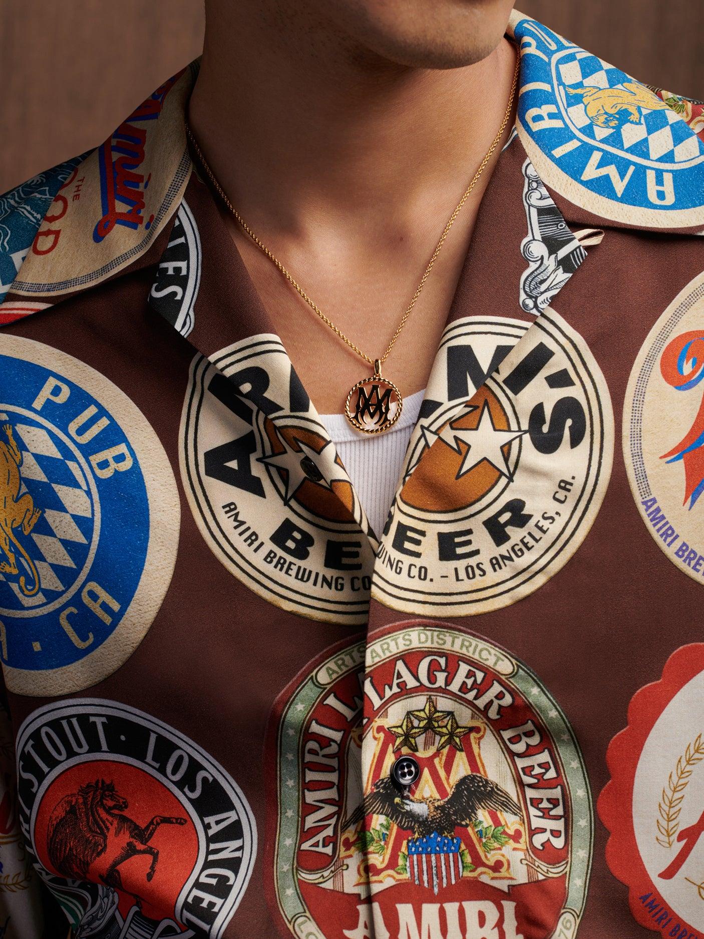 AMIRI COASTERS BOWLING SHIRT - Chocolate Product Image