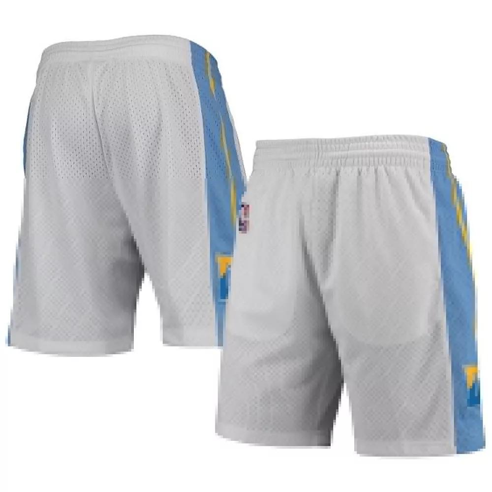 Men's Mitchell & Ness White Denver Nuggets 2006-07 Hardwood Classics Swingman Shorts, Size: Large, Nug White Product Image