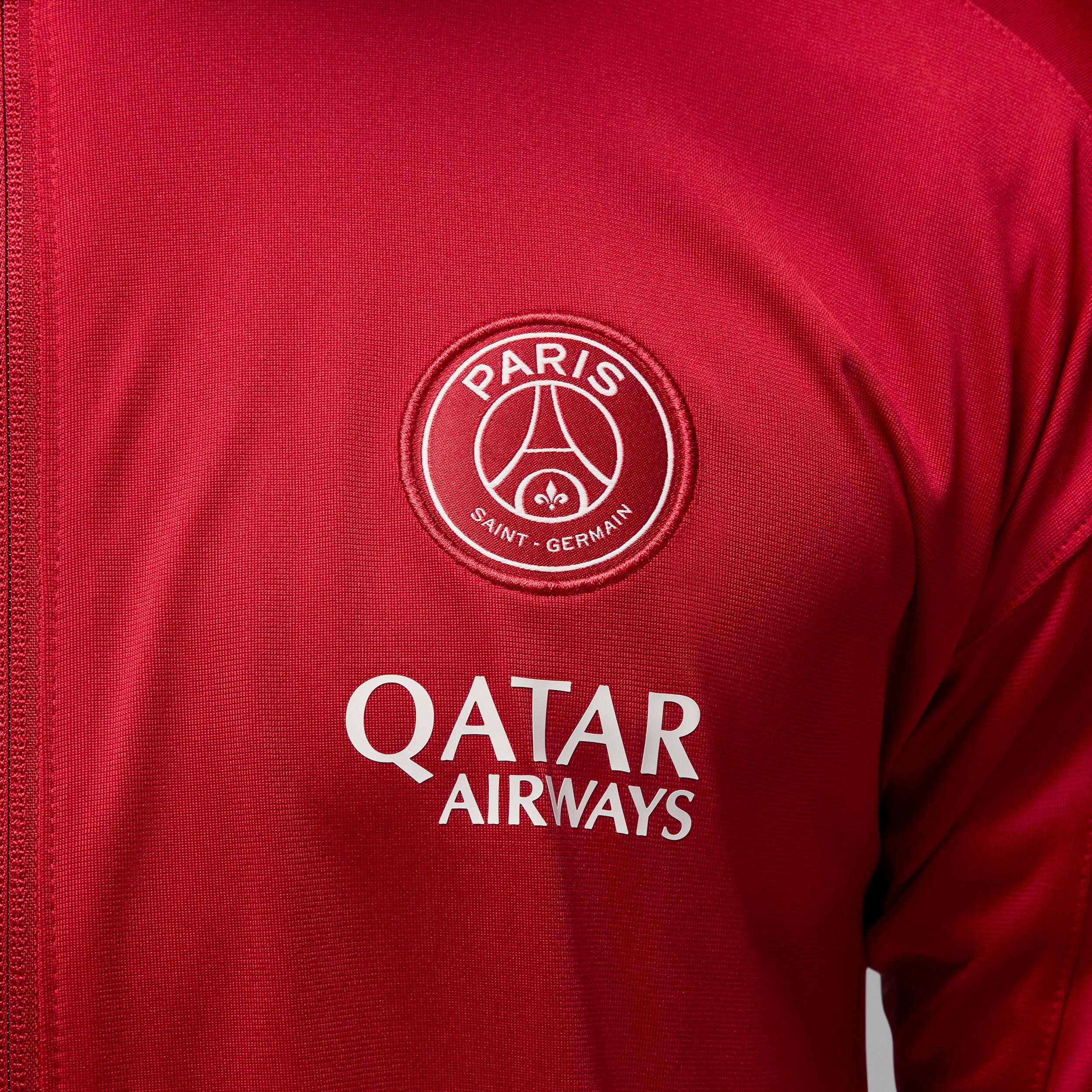 Nike Men's Paris Saint-Germain Strike Fourth Jordan Dri-FIT Soccer Knit Tracksuit Product Image