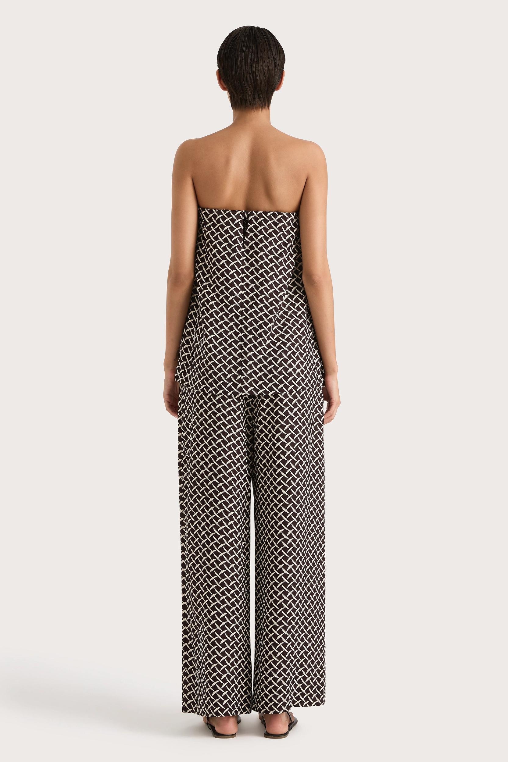 Dalene Pant Espresso Geo - Final Sale Product Image