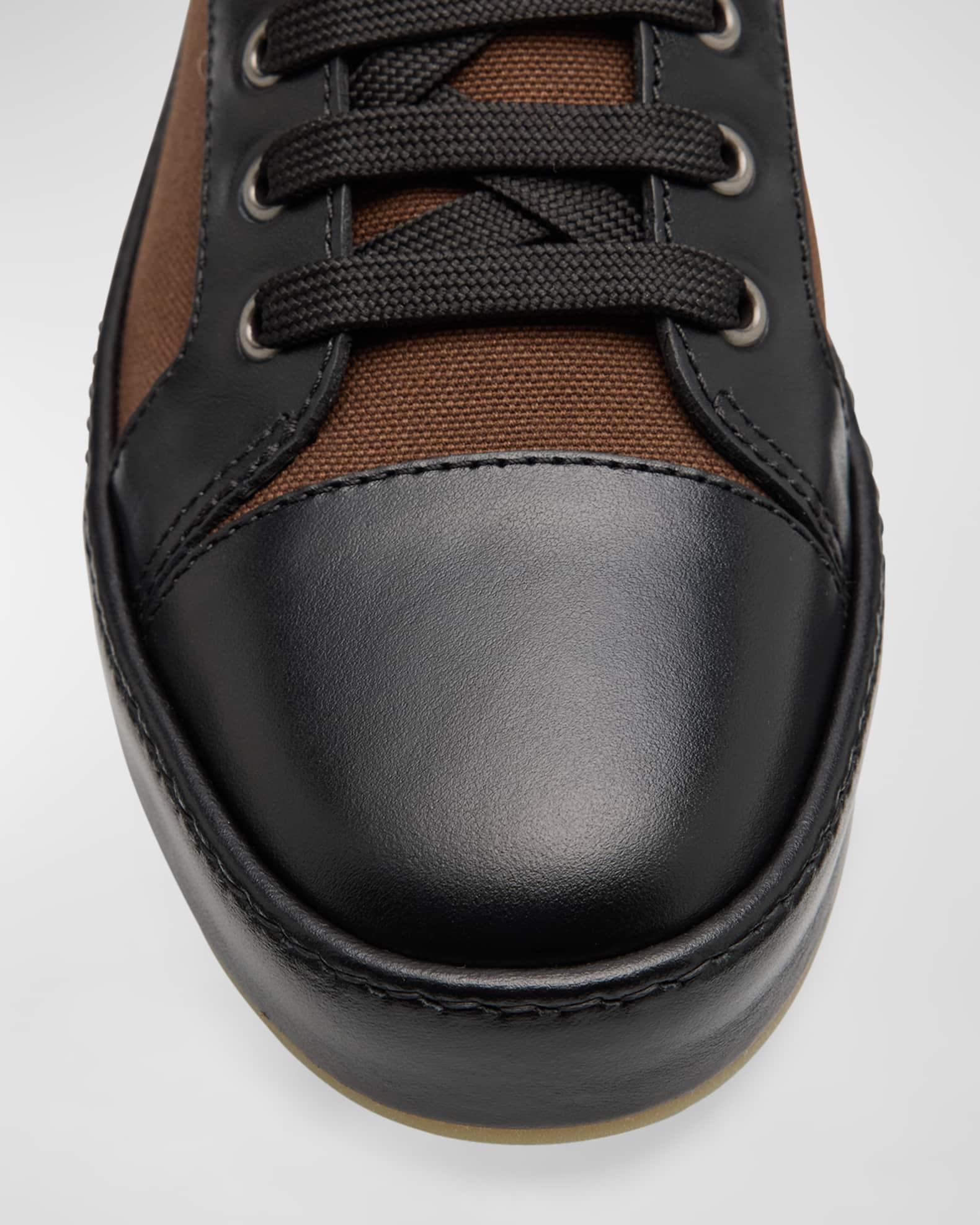 Men's Nevada Textile and Leather Low-Top Sneakers Product Image