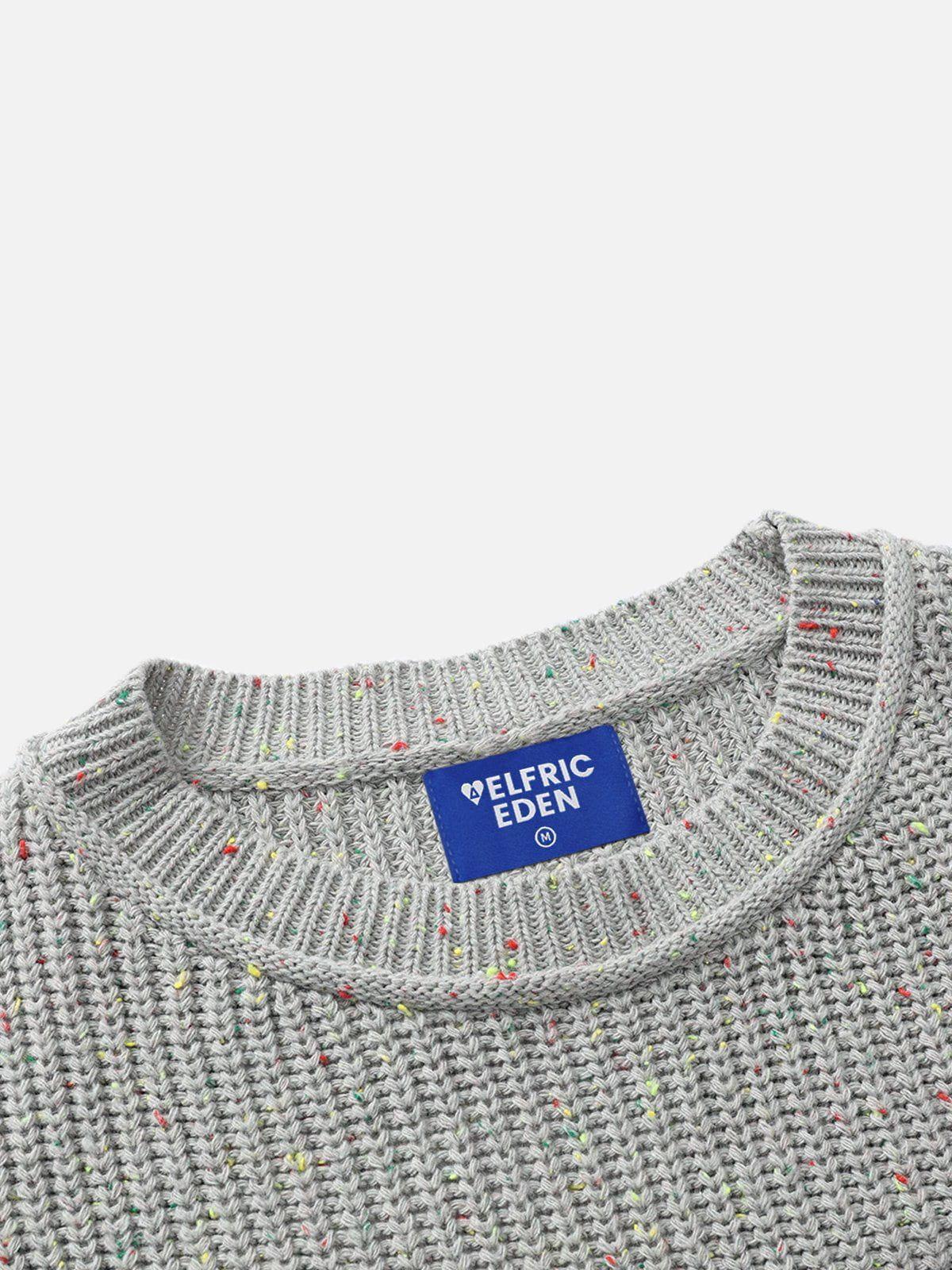 Aelfric Eden Colorful Point Knit Sweater Product Image