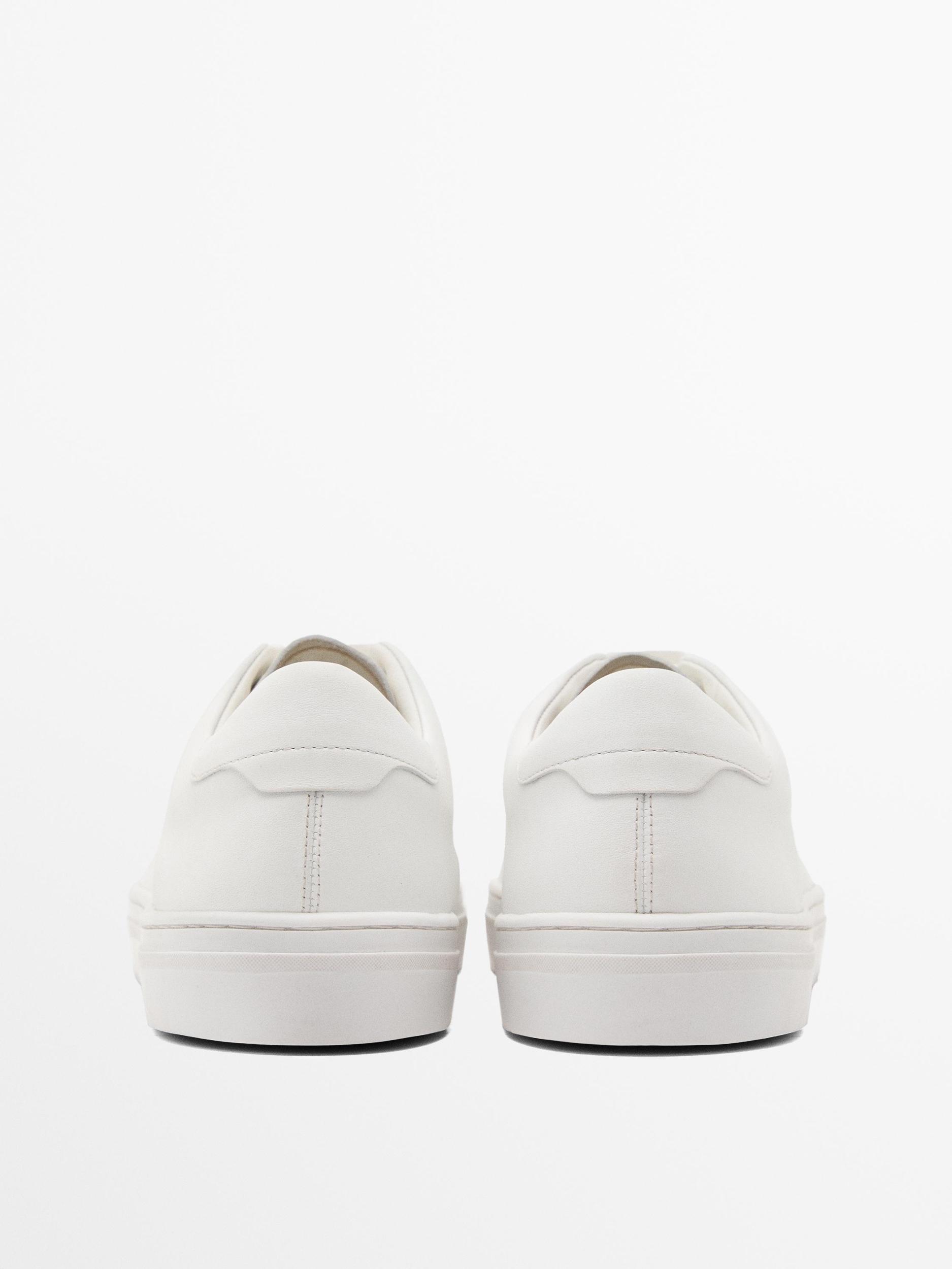 Split suede trainers Product Image