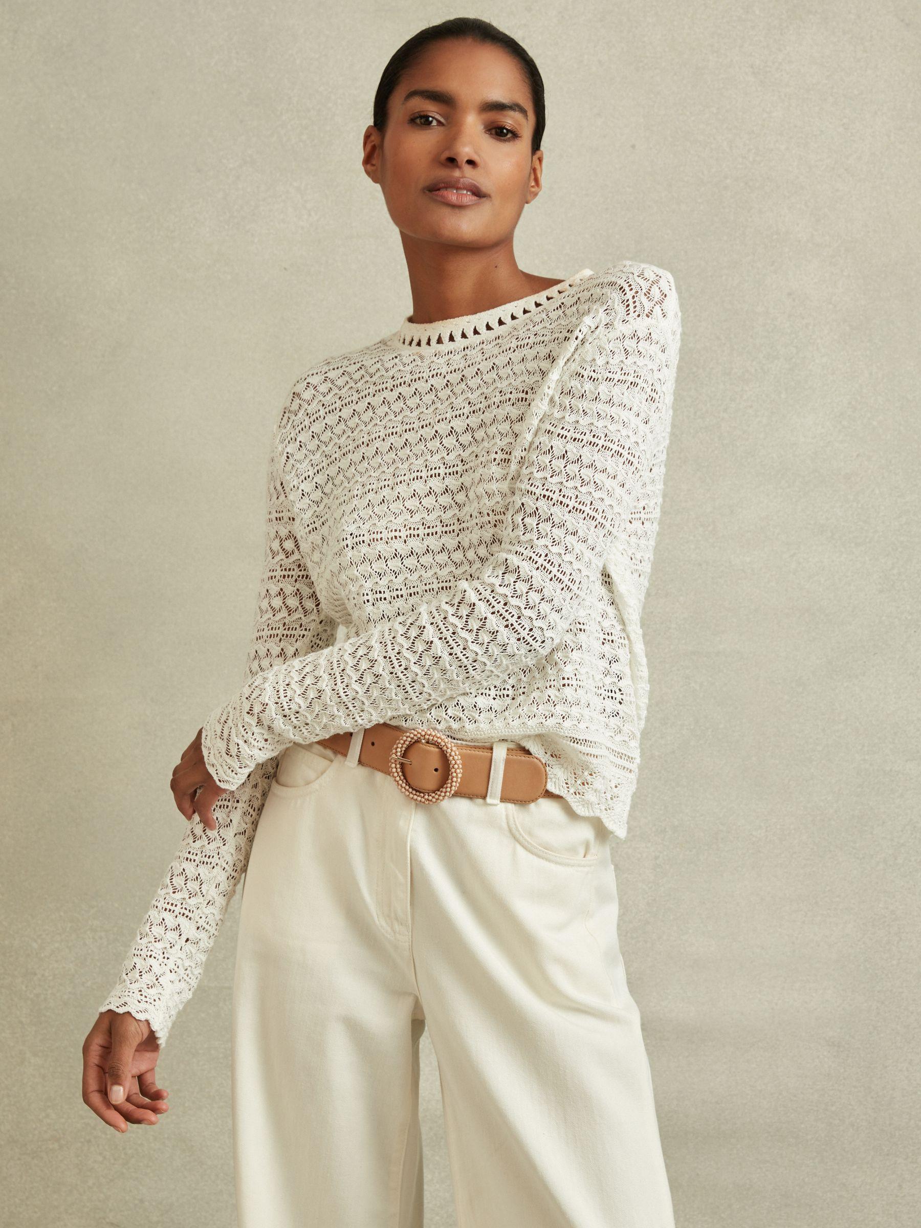 Leather Beaded Buckle Belt in Tan Product Image