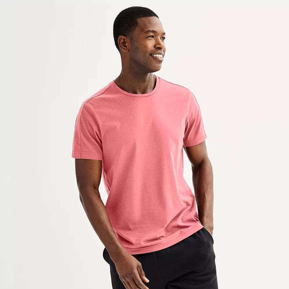 Men's Tek Gear® Essential Gear Tee, Size: Medium, Red Flower Product Image