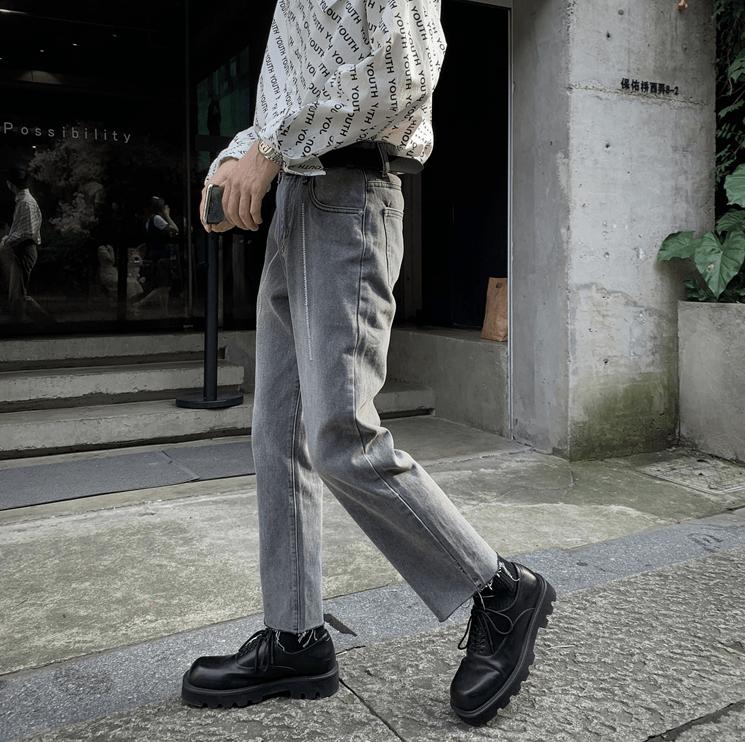 No. 3547 WASHED SLIM JEANS Product Image