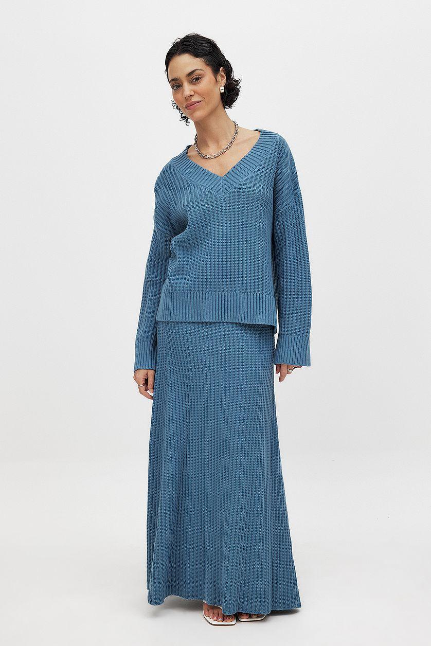 Knitted Maxi Skirt Product Image