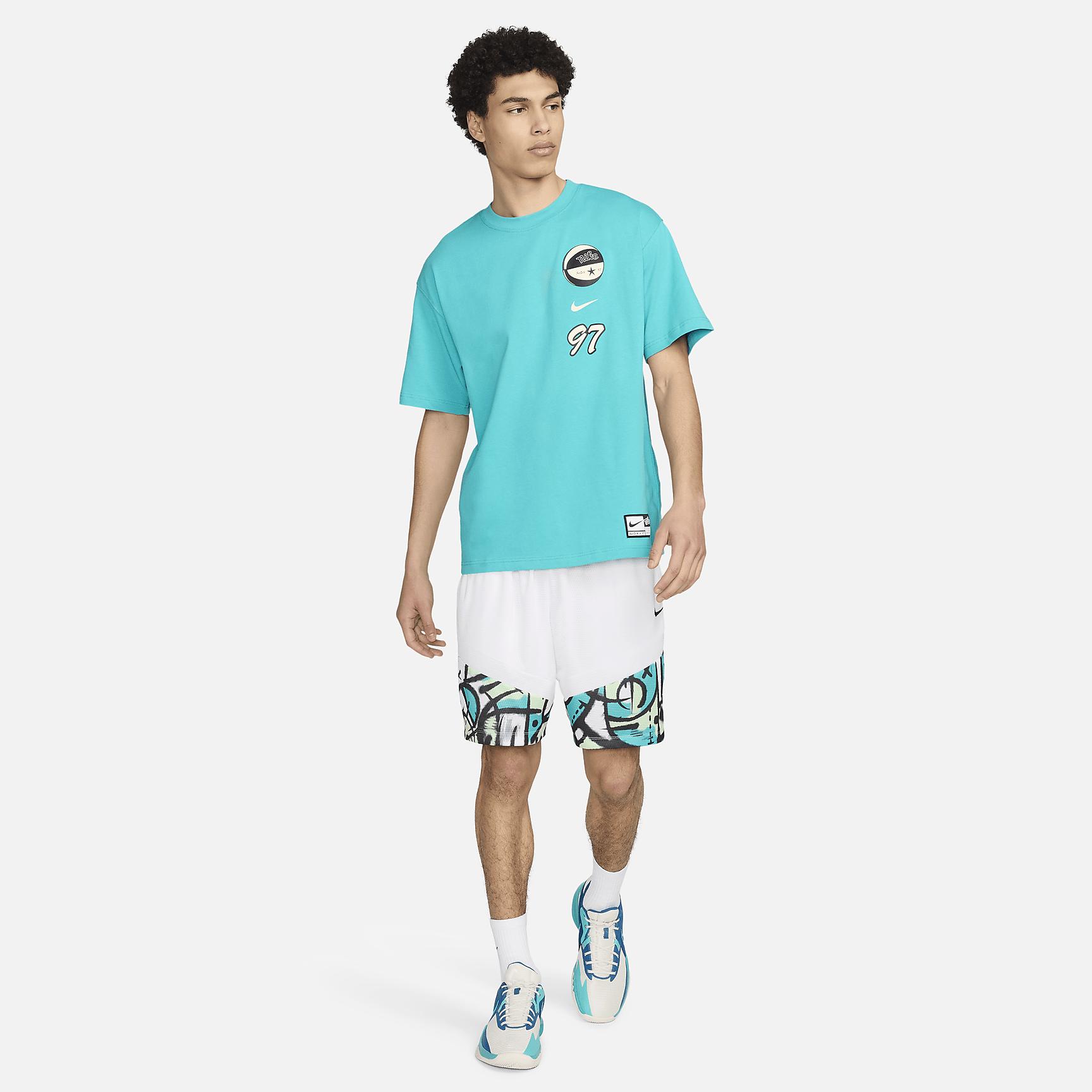 Nike Mens Max90 Basketball T-Shirt | FV8394-345 Product Image